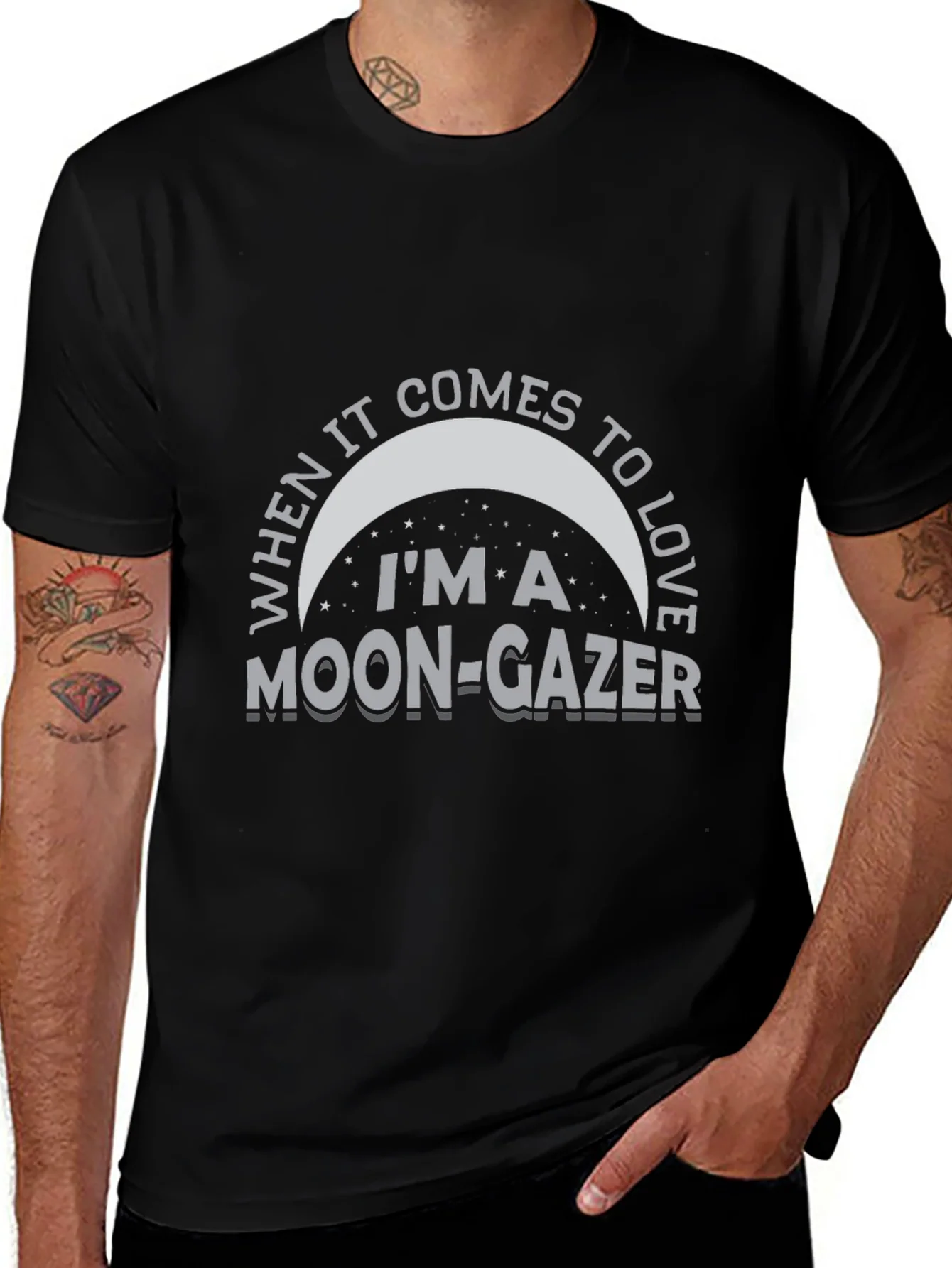 Moon-Gazer Graphic Tee - When It Comes To Love