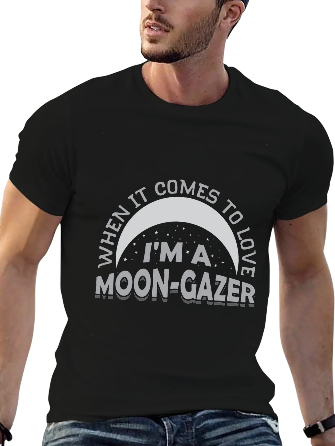 Moon-Gazer Graphic Tee - When It Comes To Love