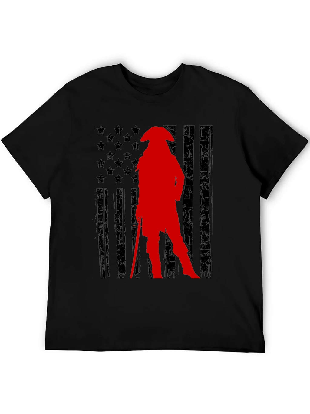 Patriot Silhouette Graphic T-Shirt