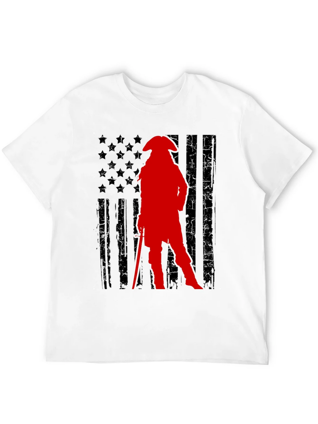 Patriot Silhouette Graphic T-Shirt