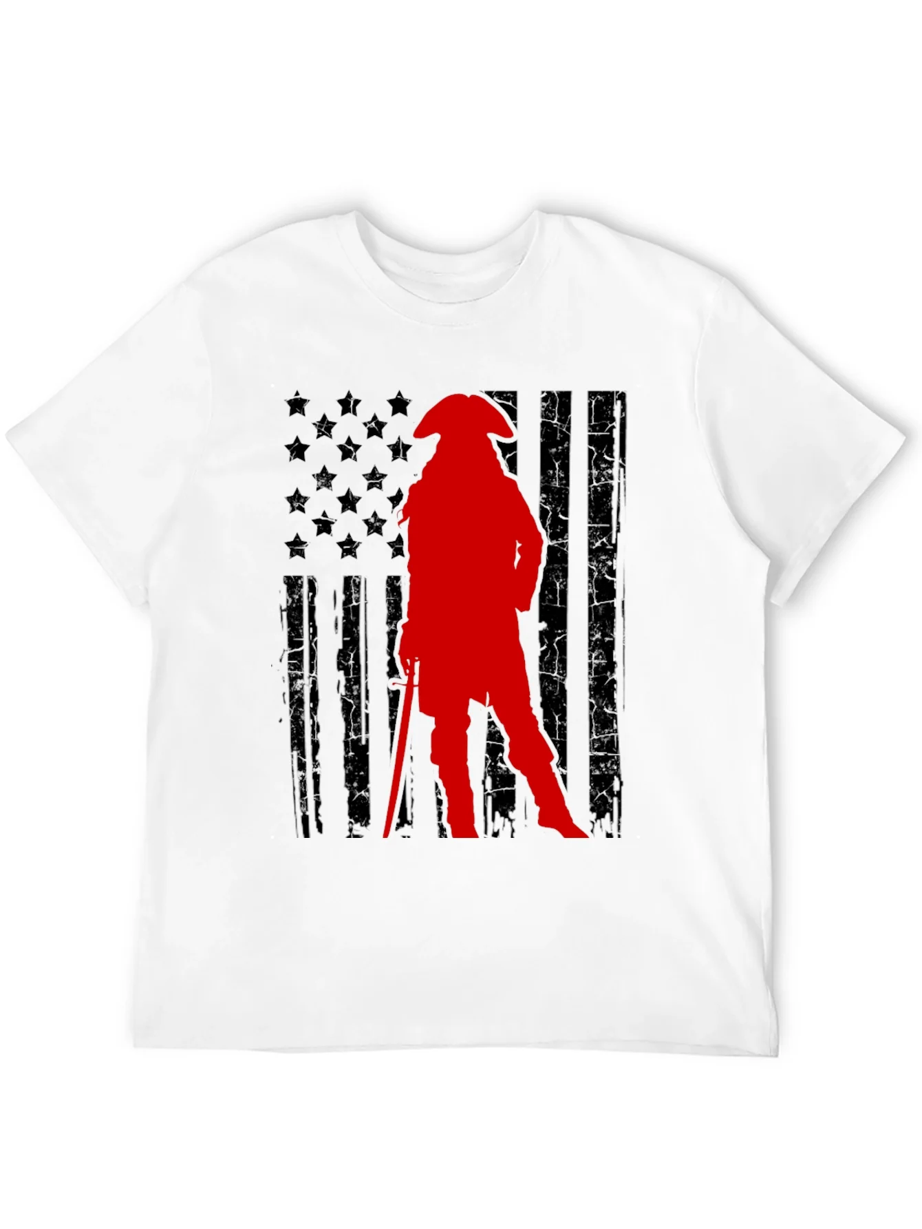 Patriot Silhouette Graphic T-Shirt