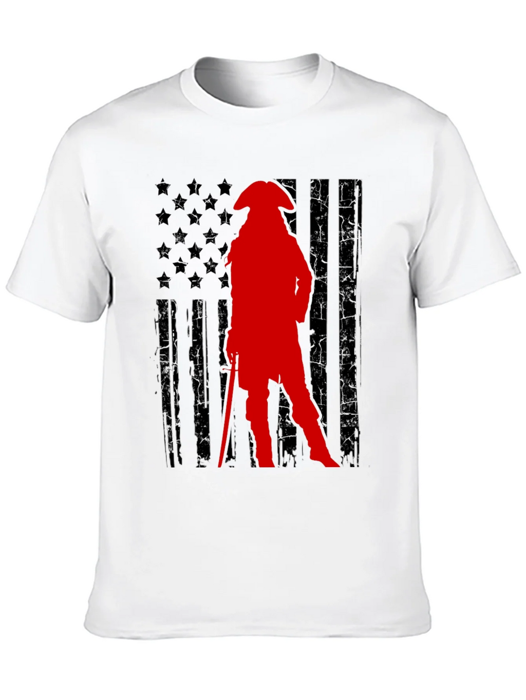 Patriot Silhouette Graphic T-Shirt