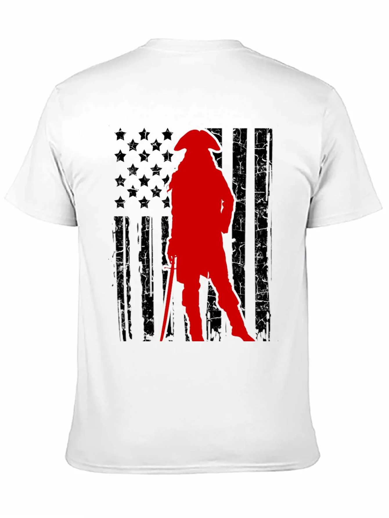 Patriot Silhouette Graphic T-Shirt