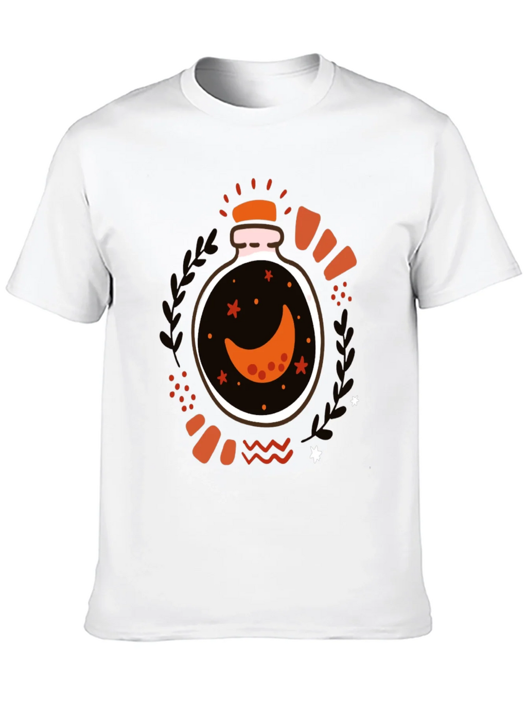 Moon Jar Graphic Tee - Stylish Mens T-Shirt