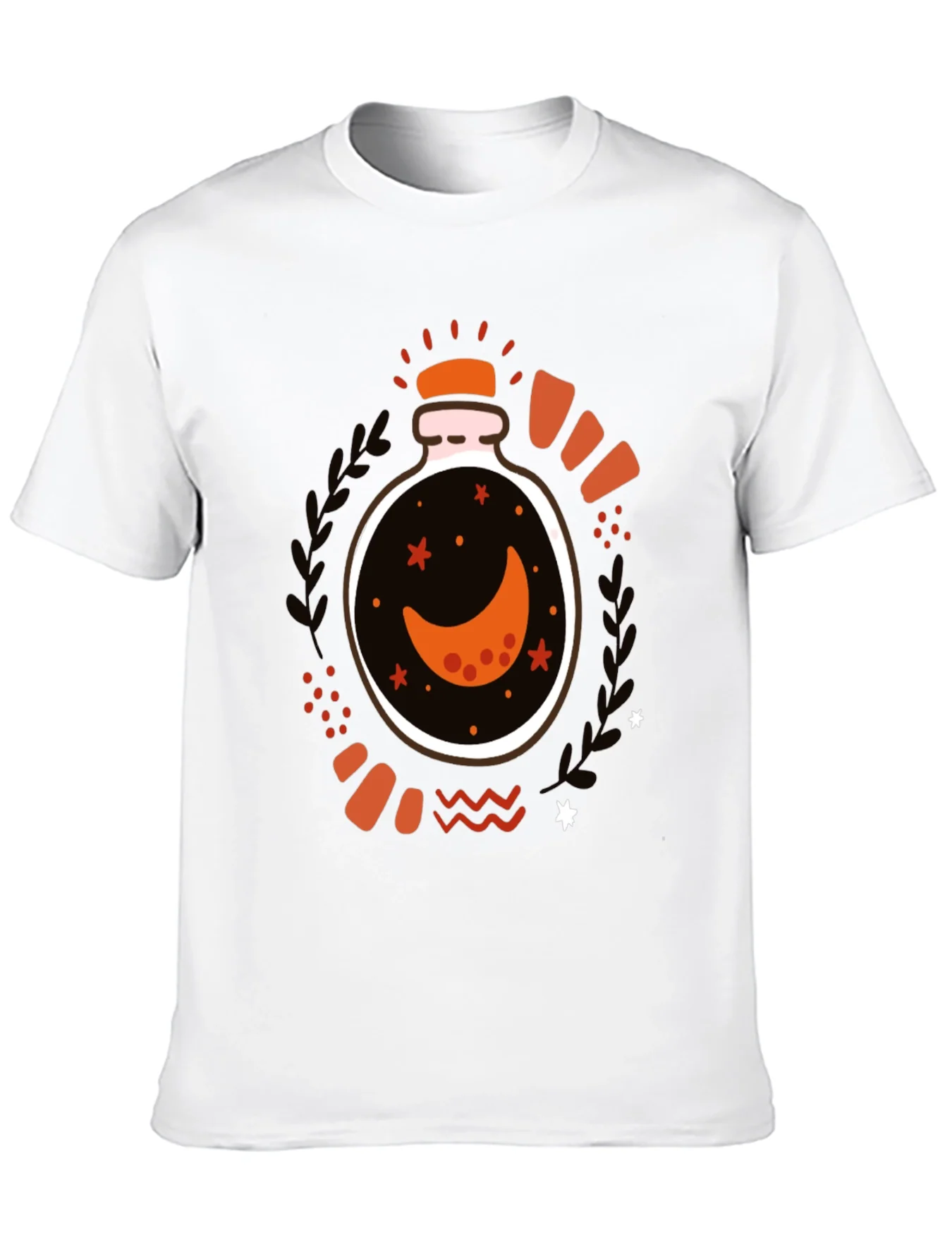 Moon Jar Graphic Tee - Stylish Mens T-Shirt