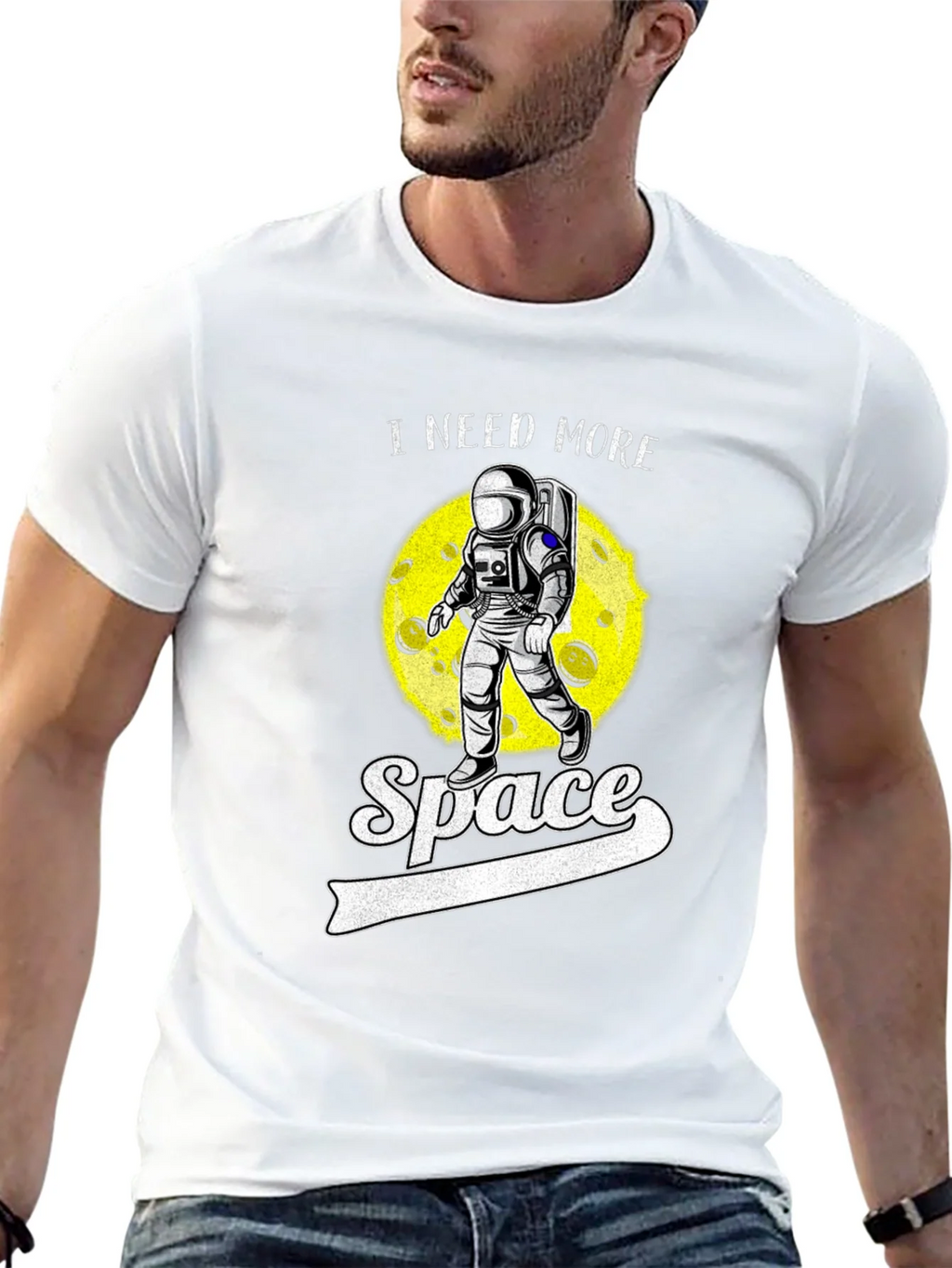 I Need More Space Astronaut Graphic Tee