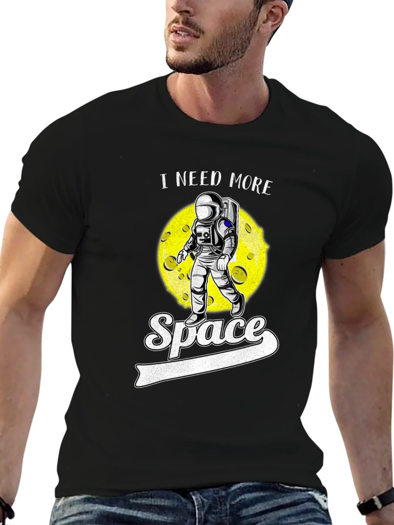 I Need More Space Astronaut Graphic Tee