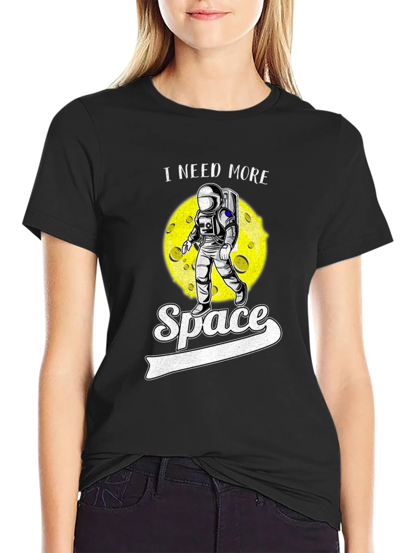 I Need More Space Astronaut Graphic Tee