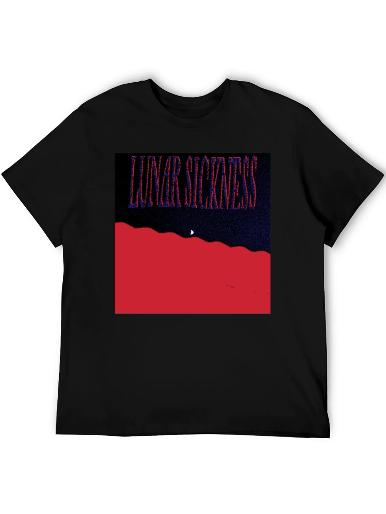 Lunar Sickness Graphic Tee - Unique Design Soft Cotton