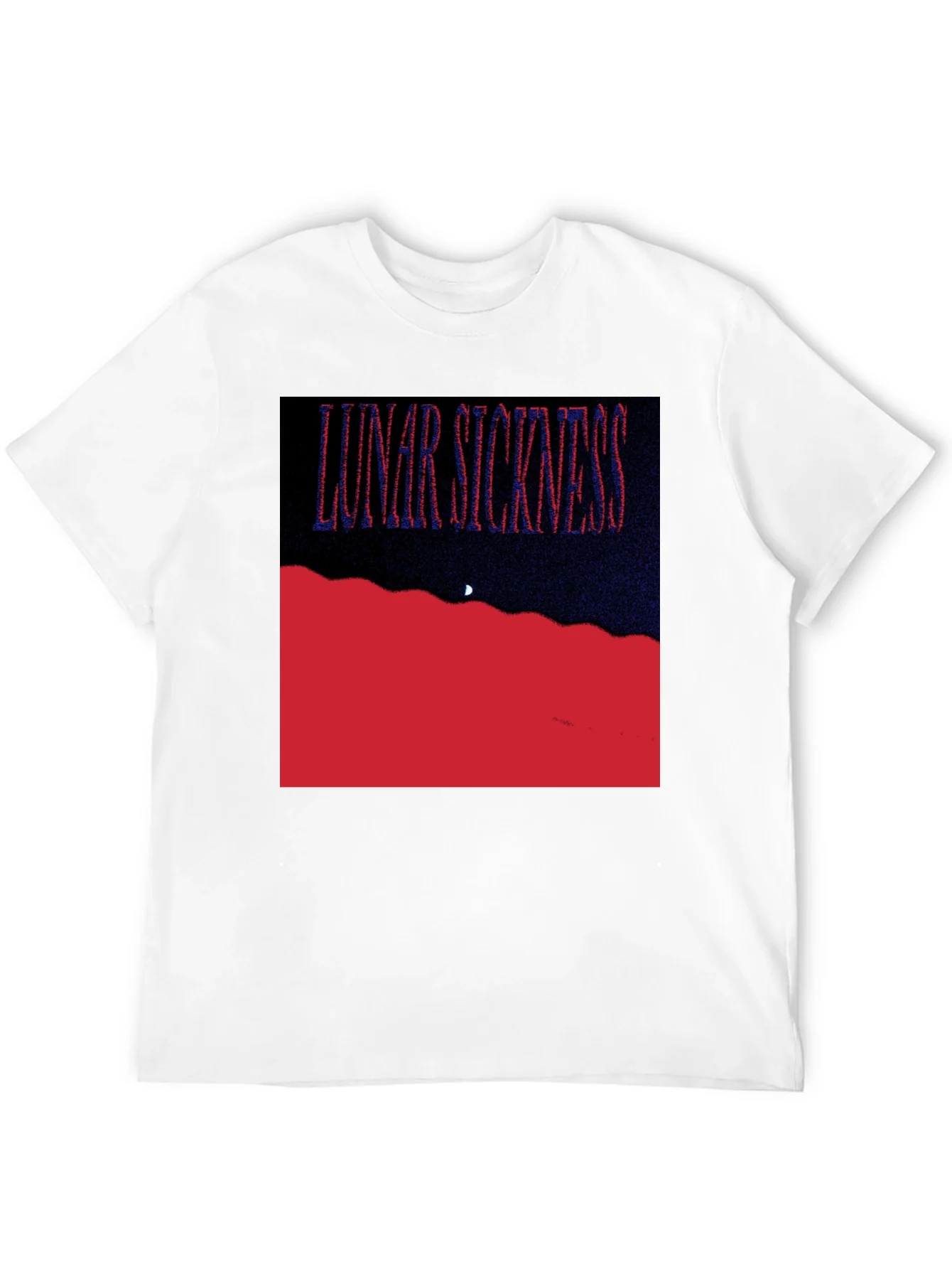 Lunar Sickness Graphic Tee - Unique Design Soft Cotton