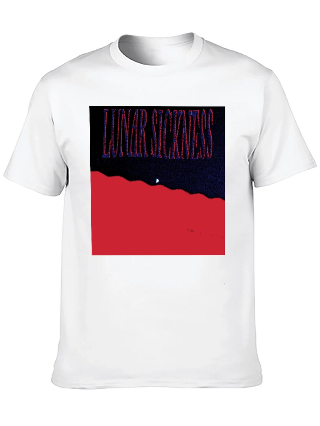 Lunar Sickness Graphic Tee - Unique Design Soft Cotton