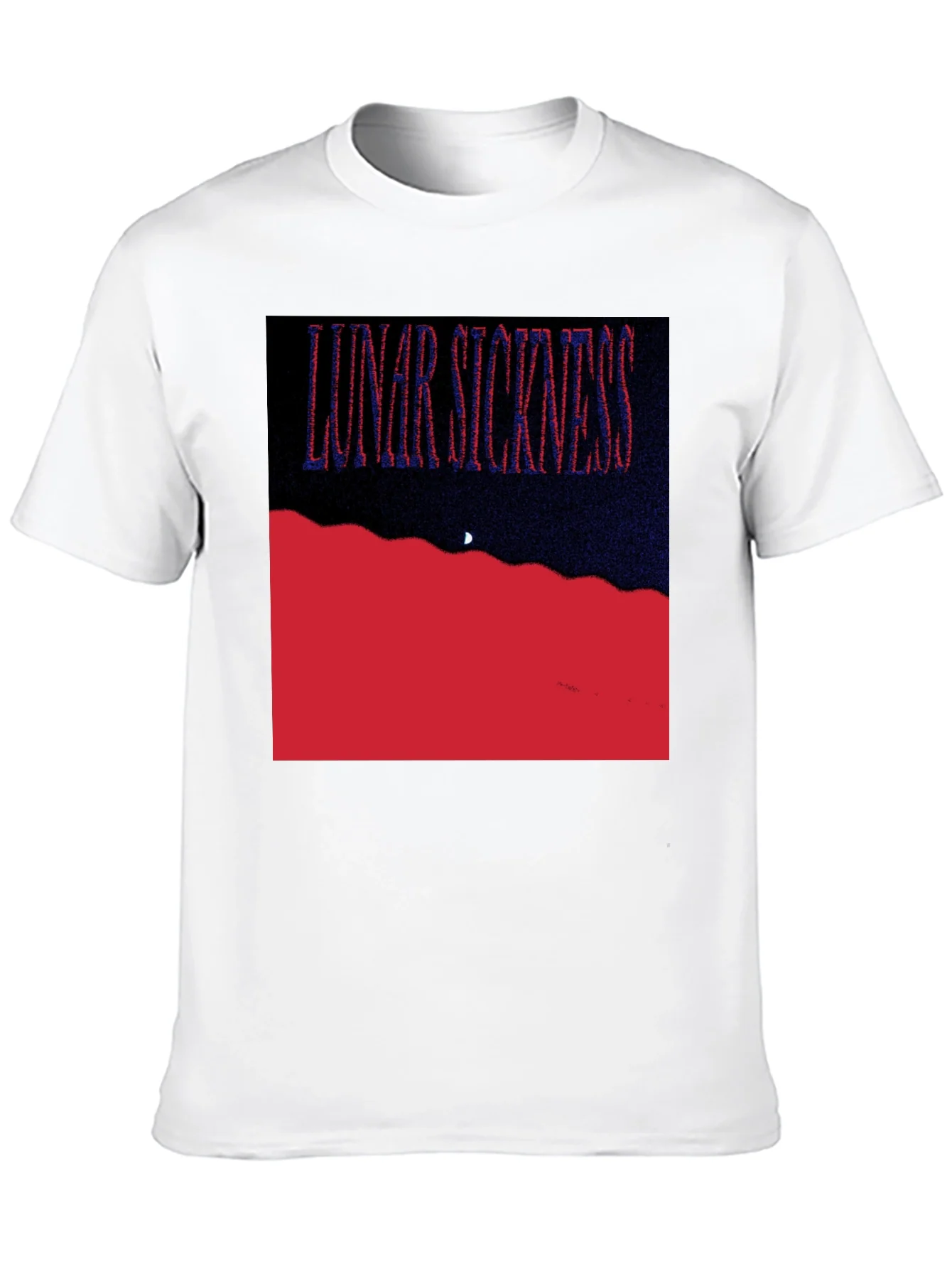 Lunar Sickness Graphic Tee - Unique Design Soft Cotton