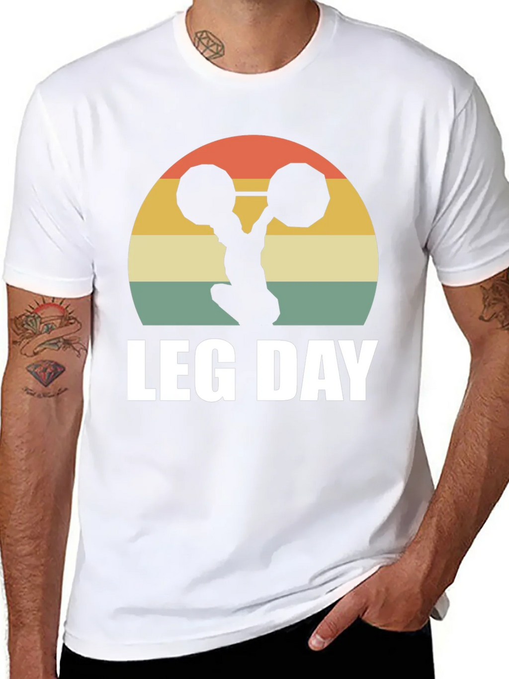 Leg Day Retro T-Shirt - Workout Apparel