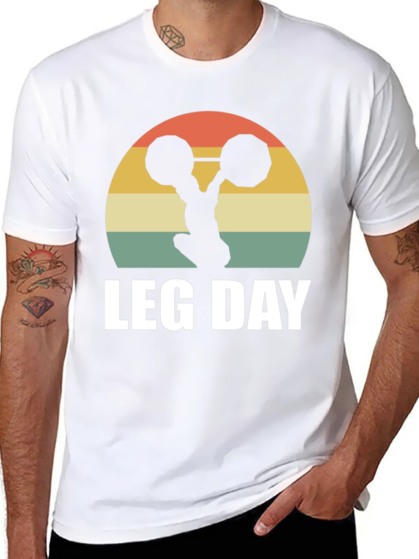 Leg Day Retro T-Shirt - Workout Apparel