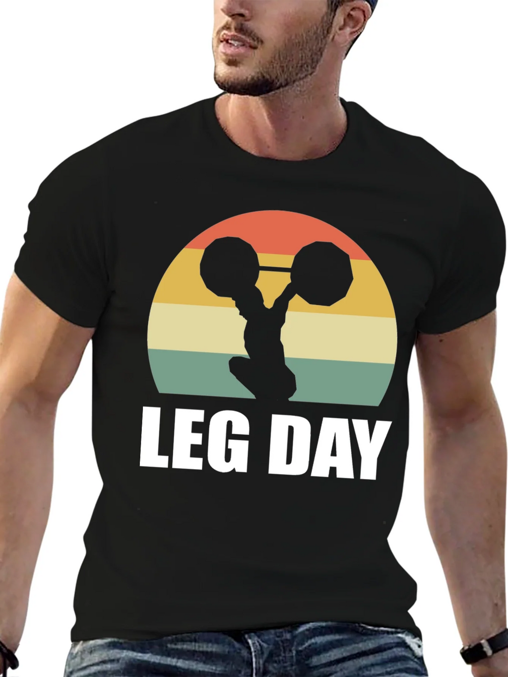 Leg Day Retro T-Shirt - Workout Apparel