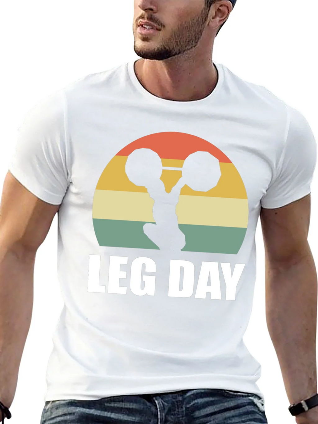 Leg Day Retro T-Shirt - Workout Apparel