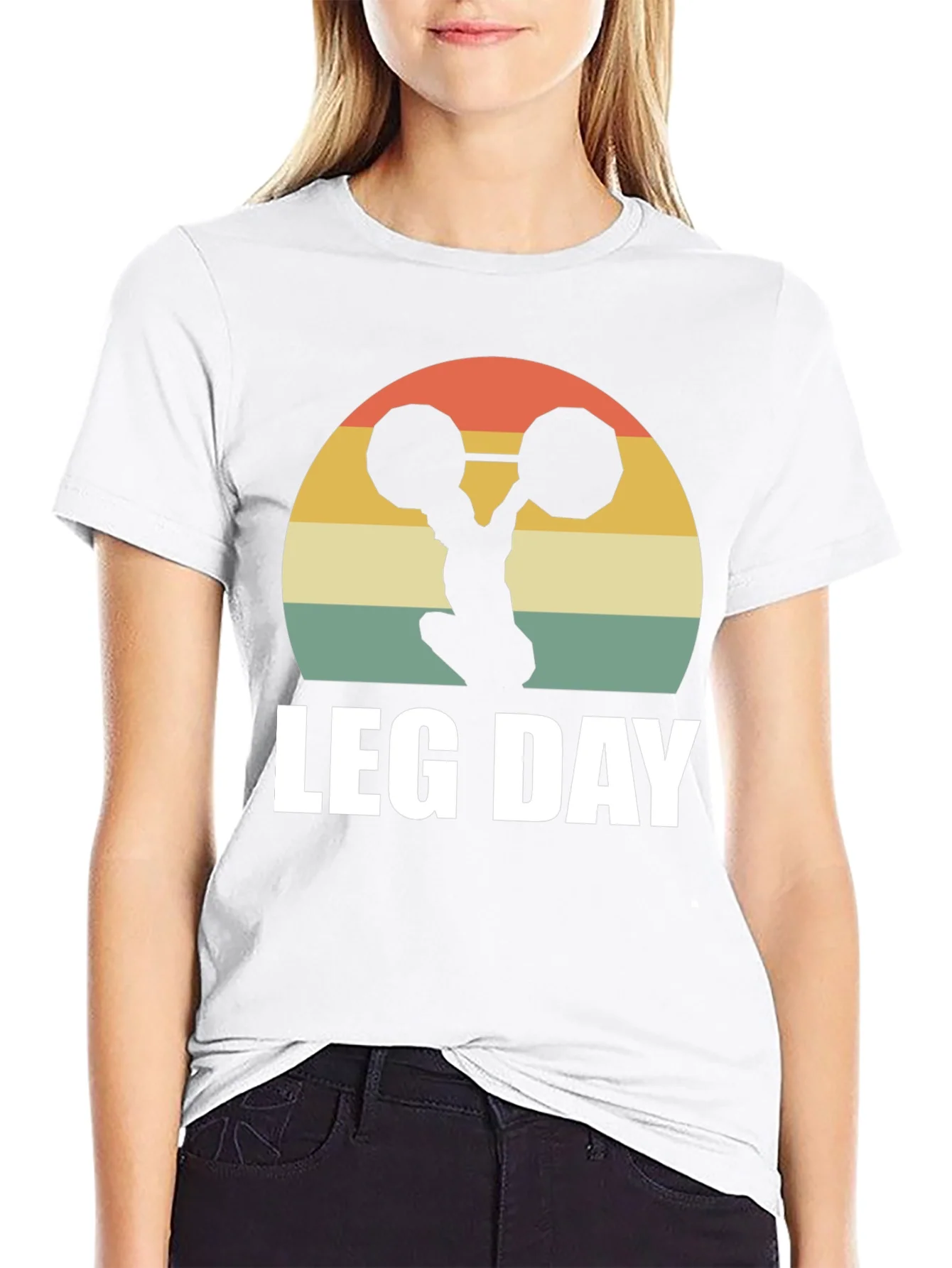Leg Day Retro T-Shirt - Workout Apparel