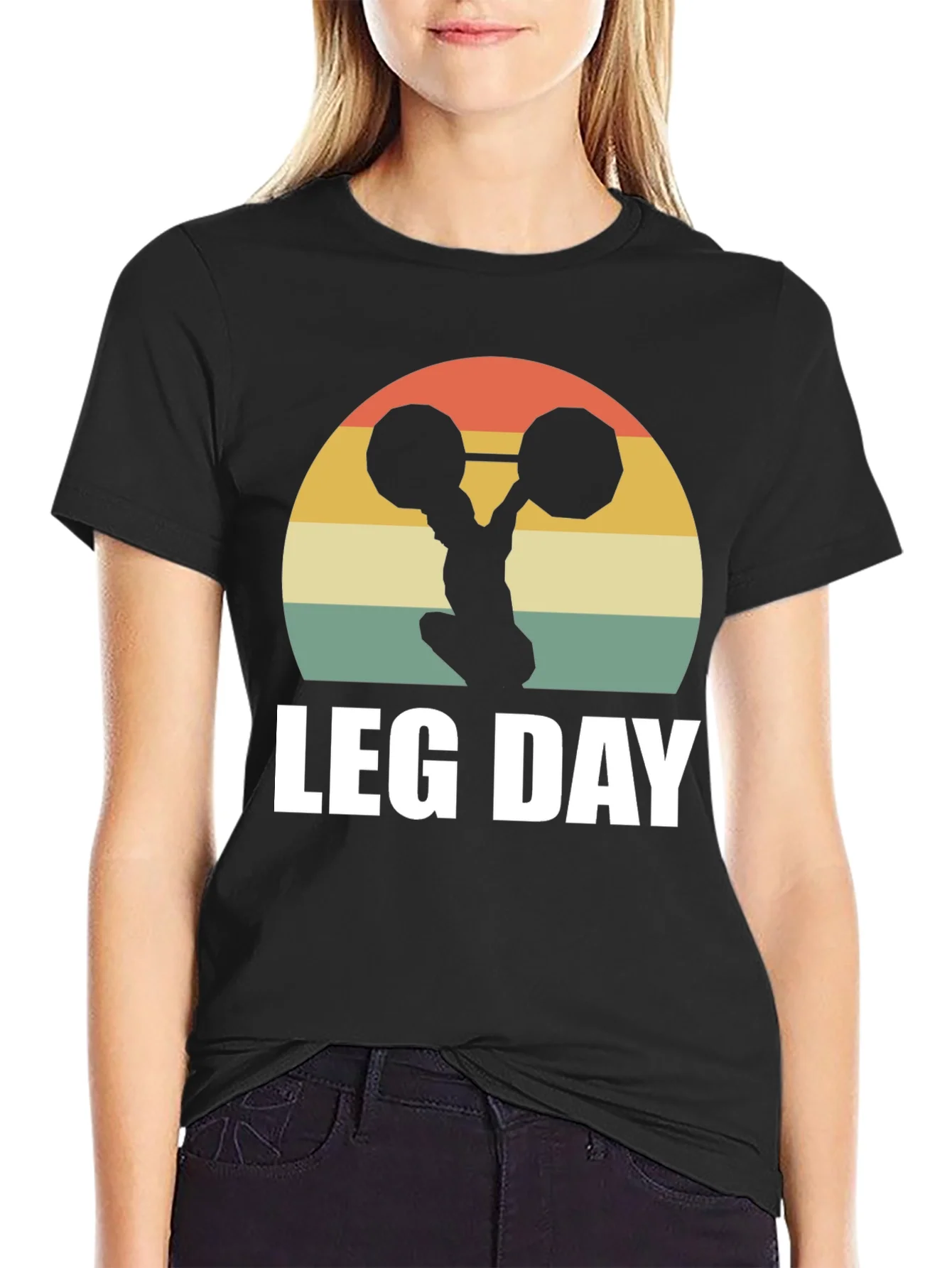 Leg Day Retro T-Shirt - Workout Apparel
