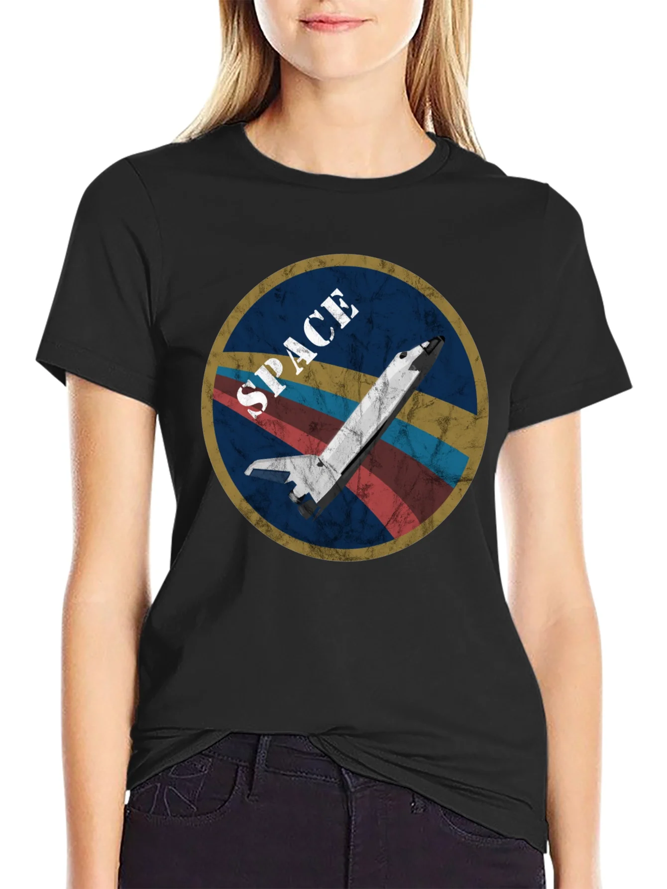 Vintage Space Shuttle Graphic T-Shirt