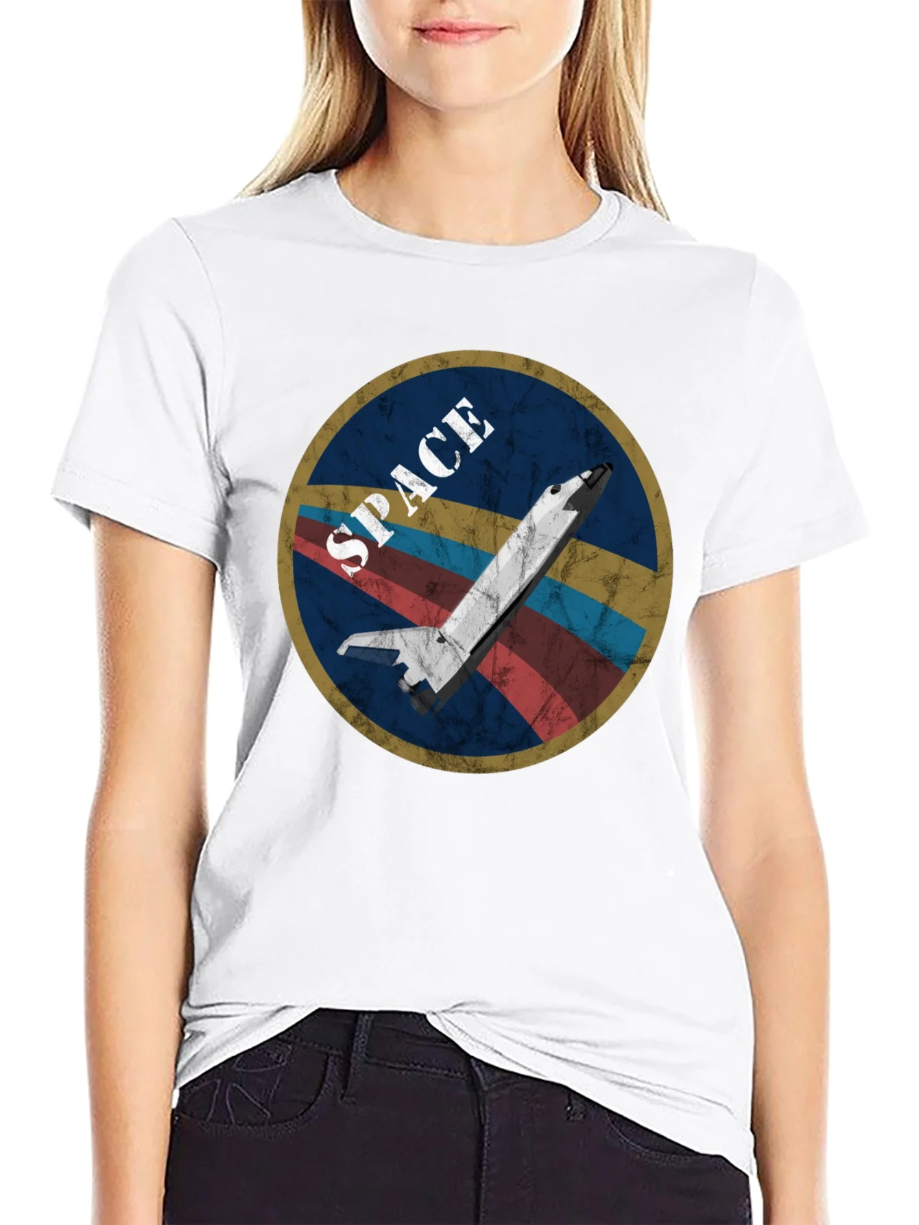Vintage Space Shuttle Graphic T-Shirt