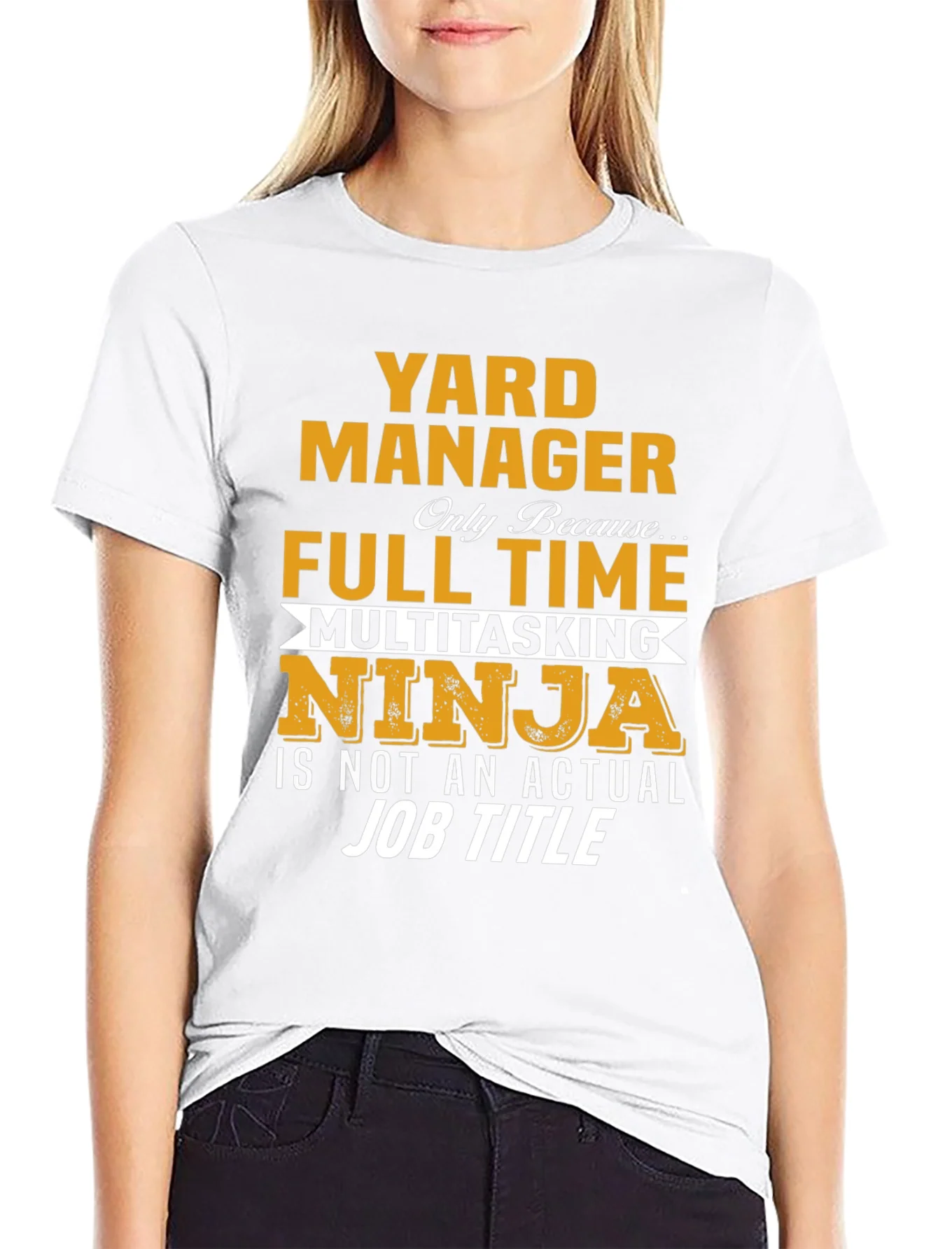 Yard Manager Full Time Ninja T-Shirt