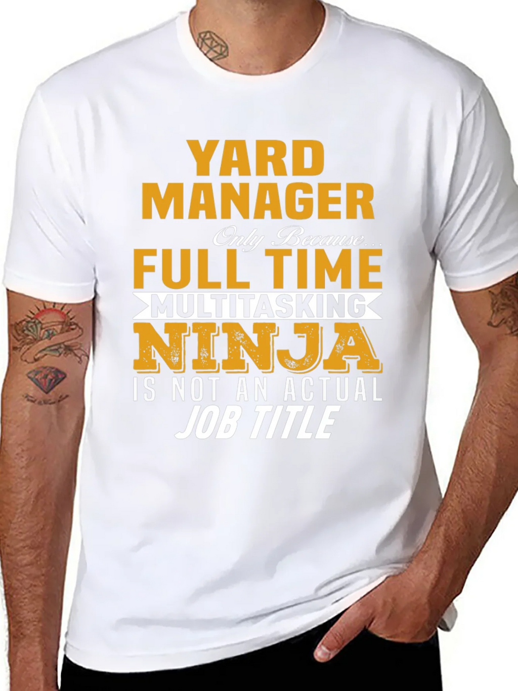 Yard Manager Full Time Ninja T-Shirt