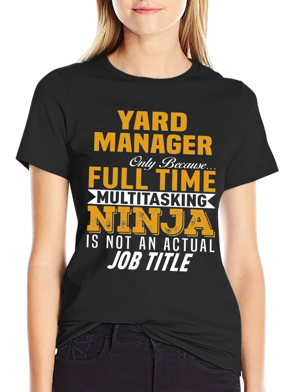 Yard Manager Full Time Ninja T-Shirt