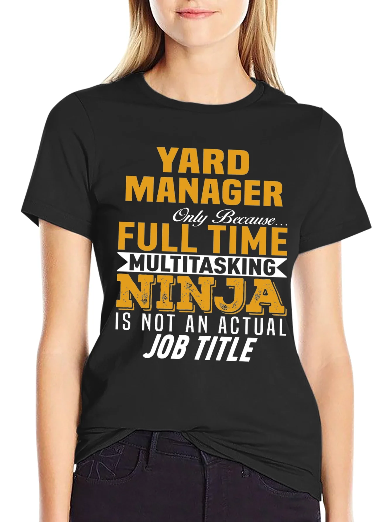 Yard Manager Full Time Ninja T-Shirt
