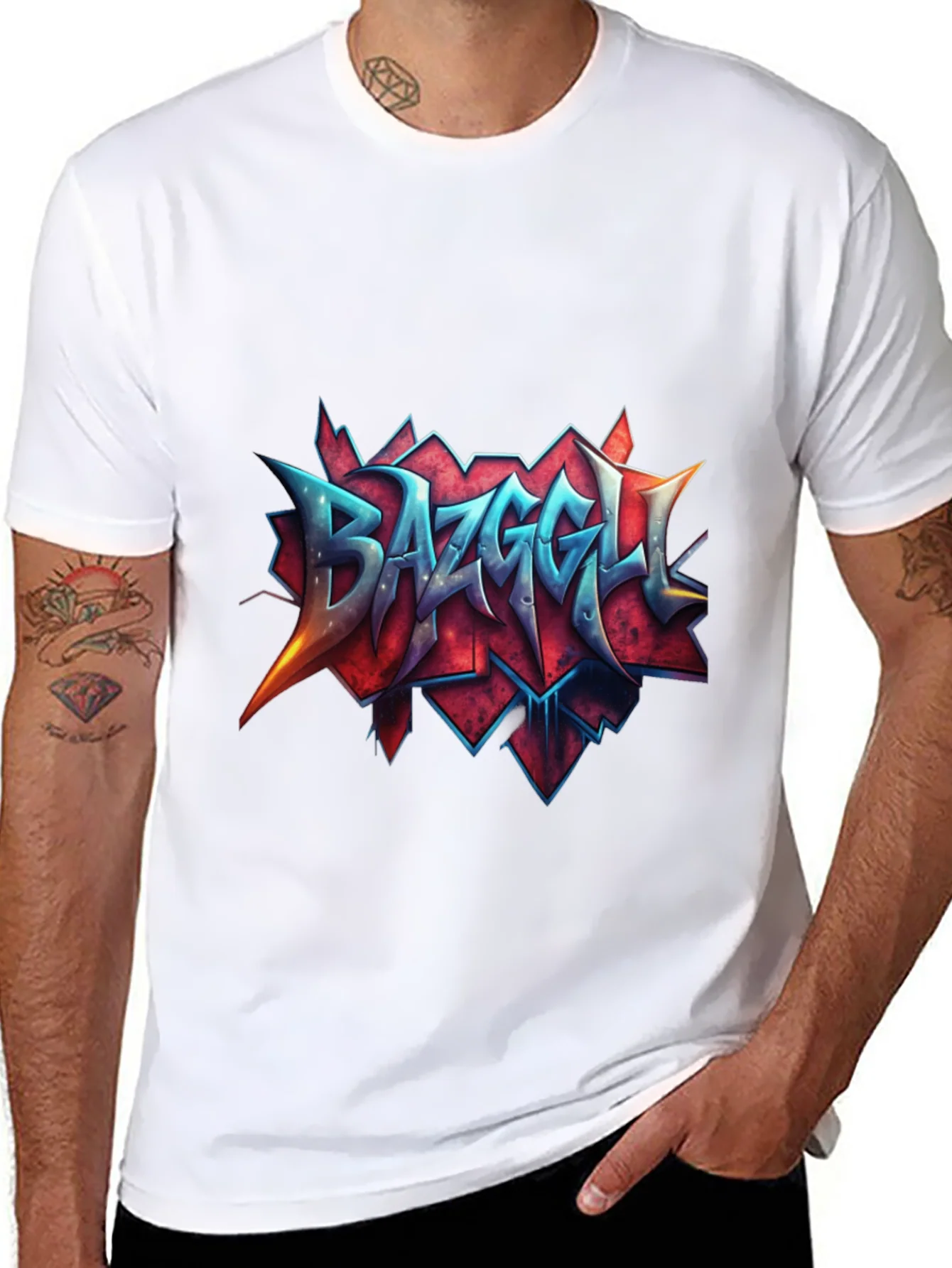 BAZGGLL Graphic Tee - Edgy Streetwear