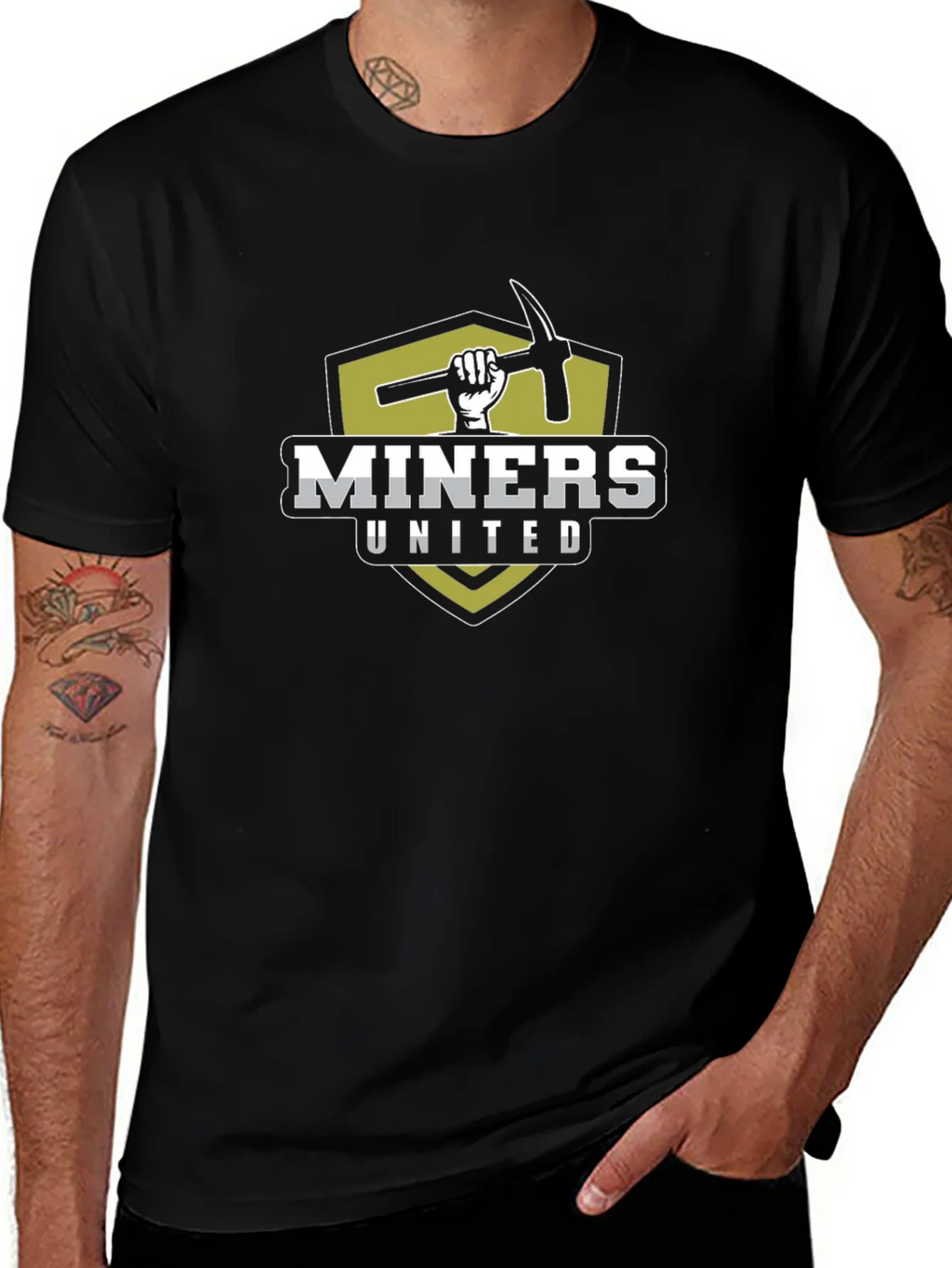 Miners United Black T-Shirt