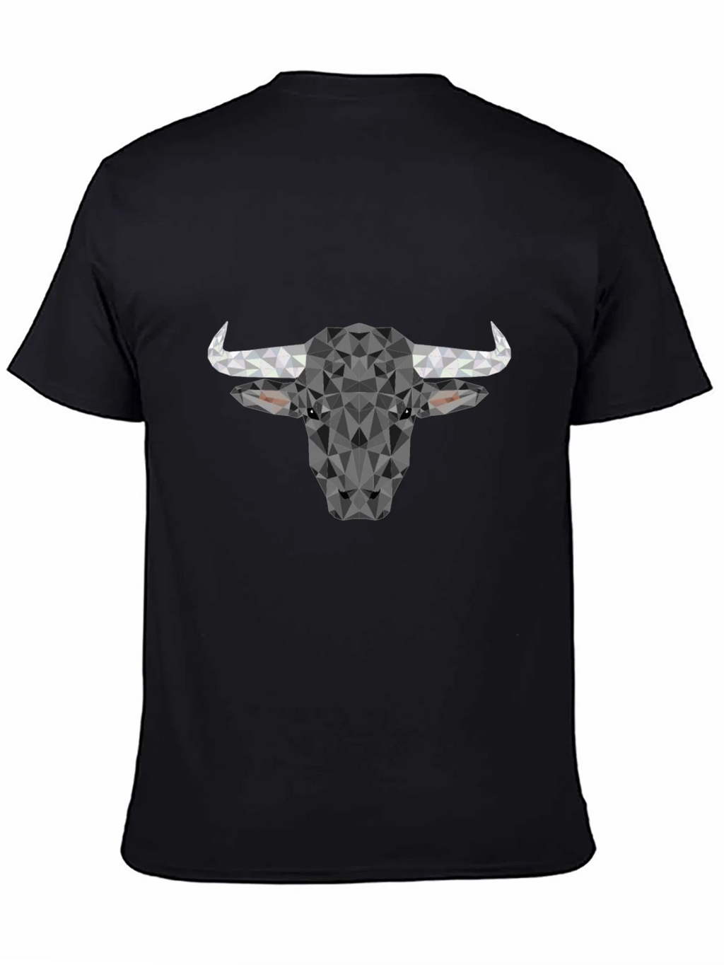Geometric Bull T-Shirt - Modern Poly Design