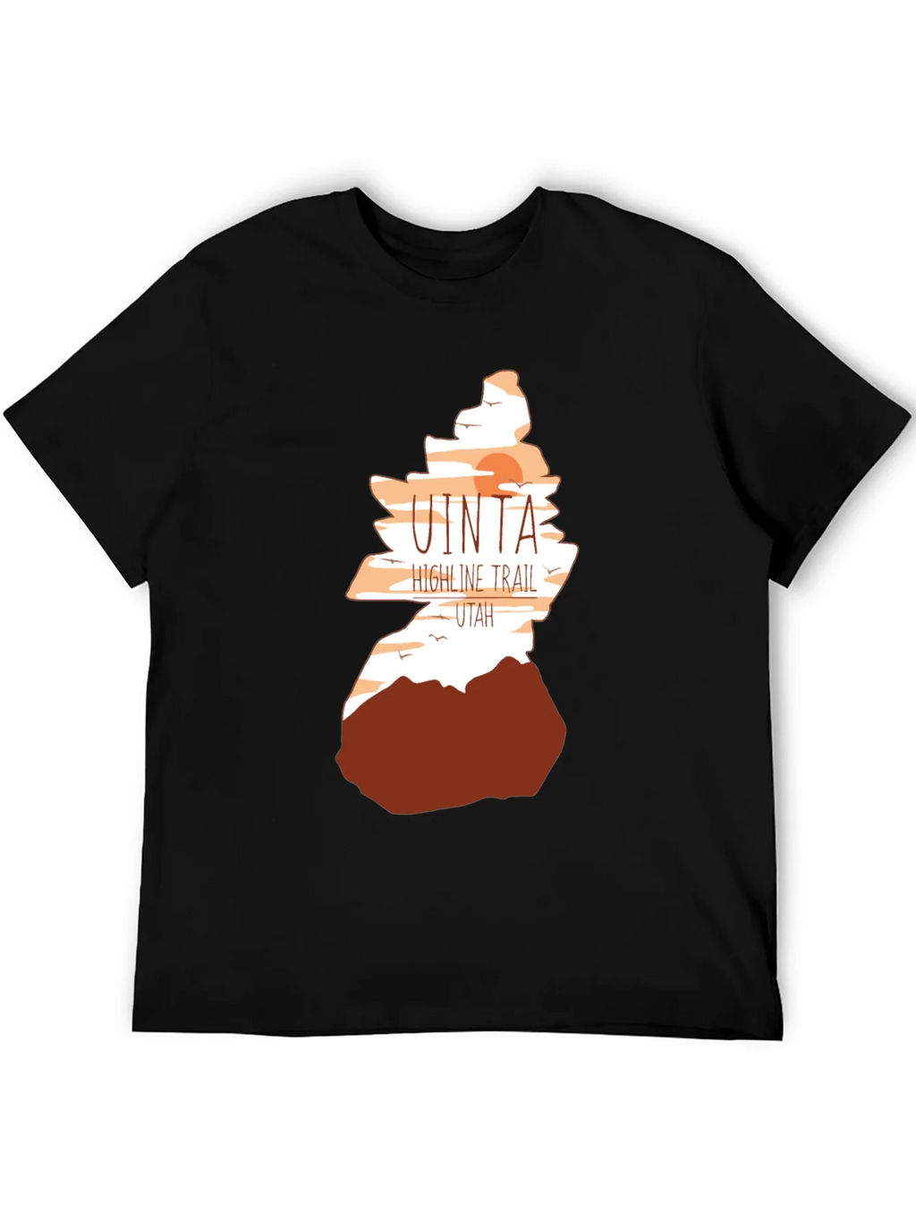 Uinta Highline Trail Utah Graphic T-Shirt
