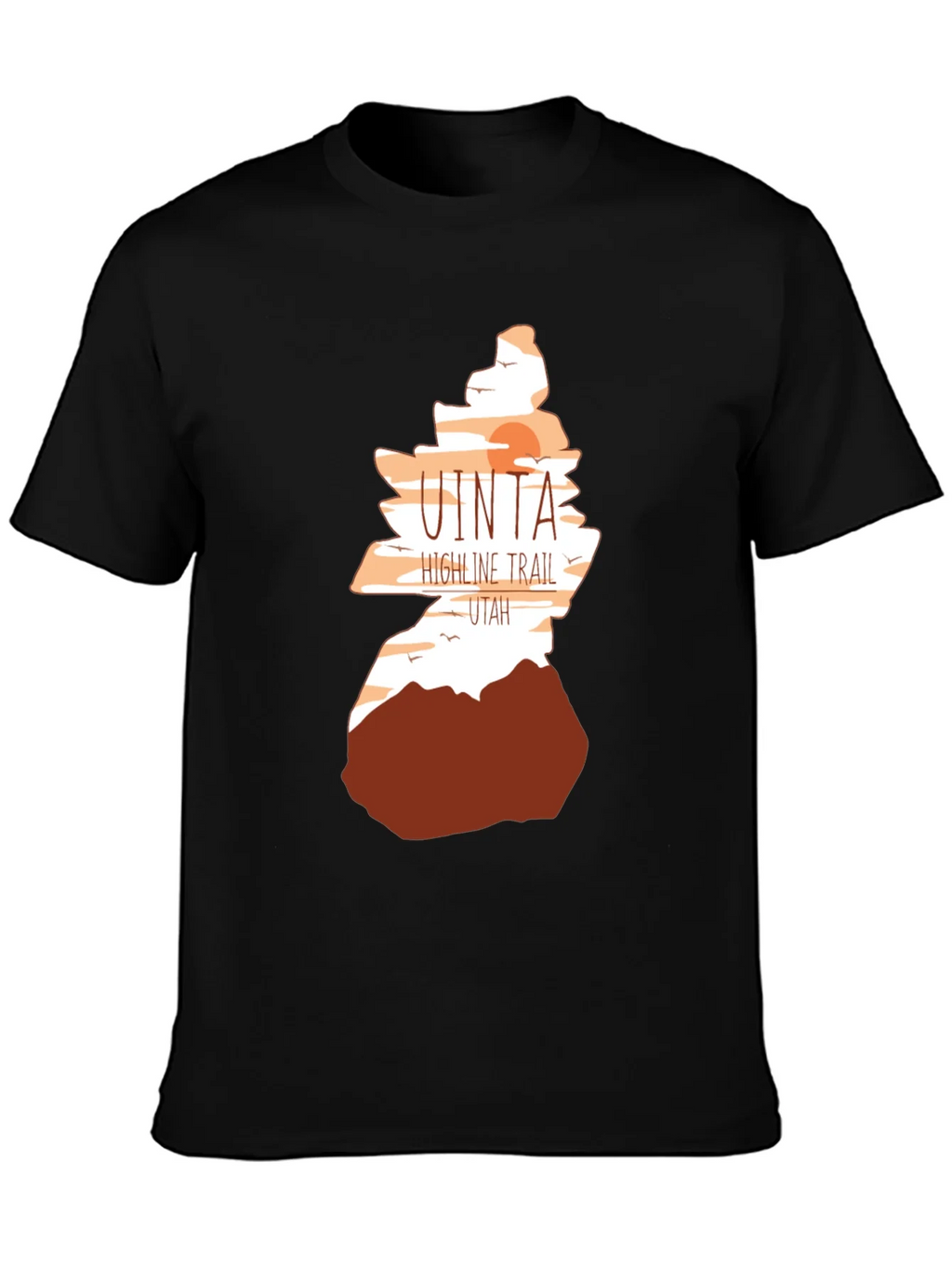 Uinta Highline Trail Utah Graphic T-Shirt