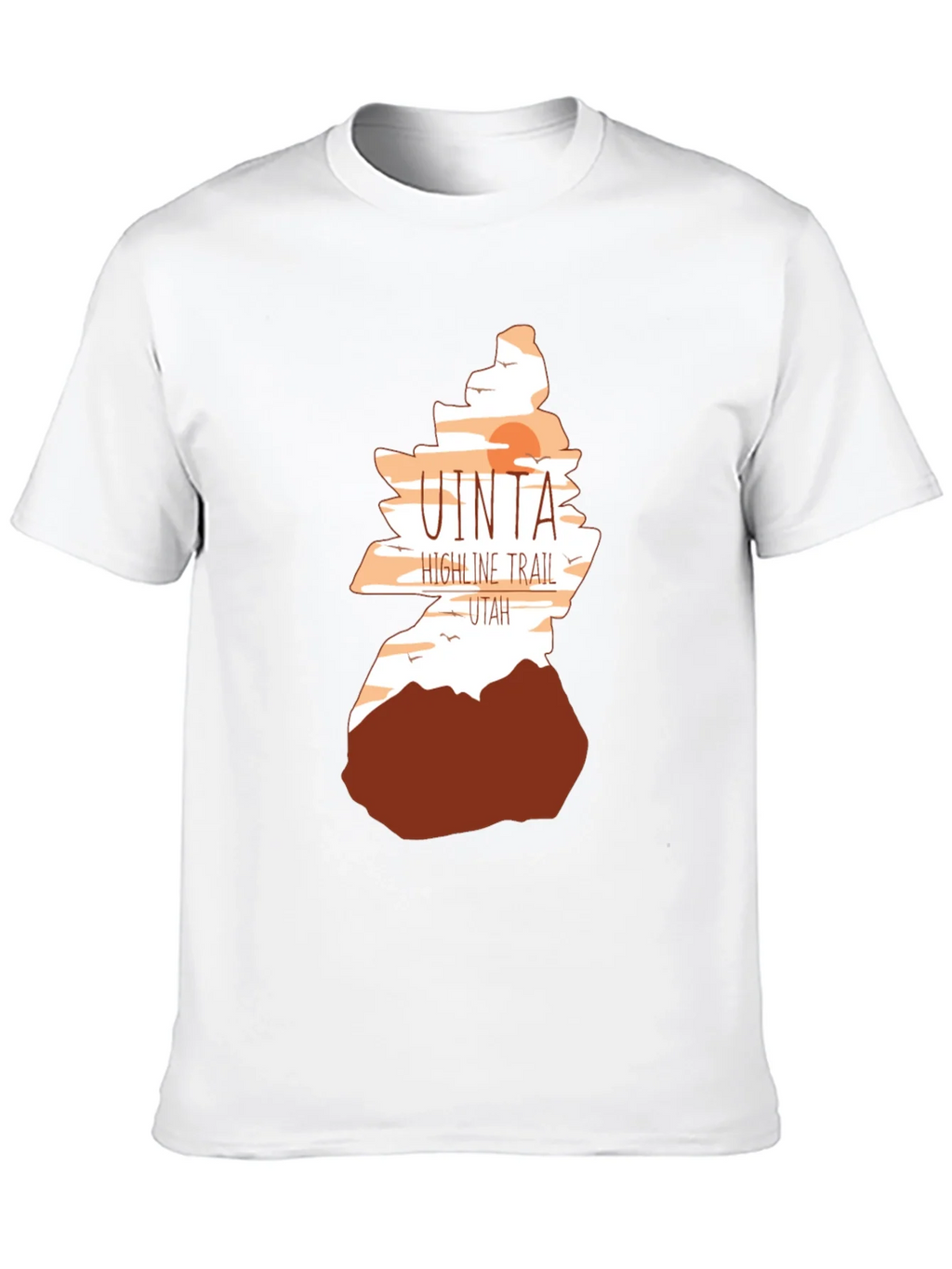 Uinta Highline Trail Utah Graphic T-Shirt