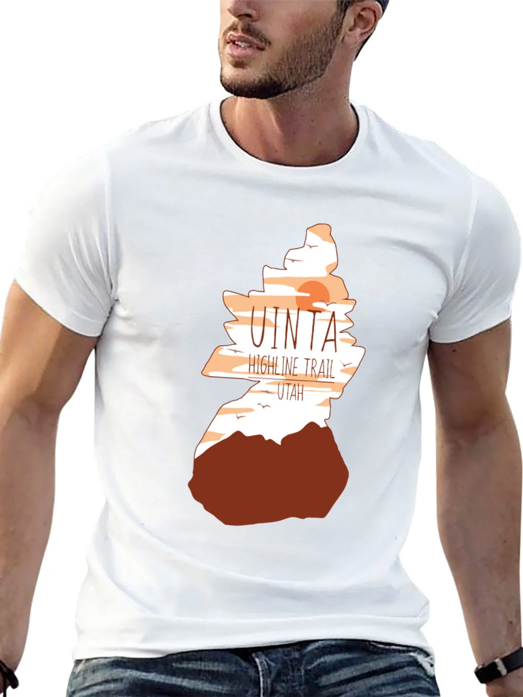 Uinta Highline Trail Utah Graphic T-Shirt