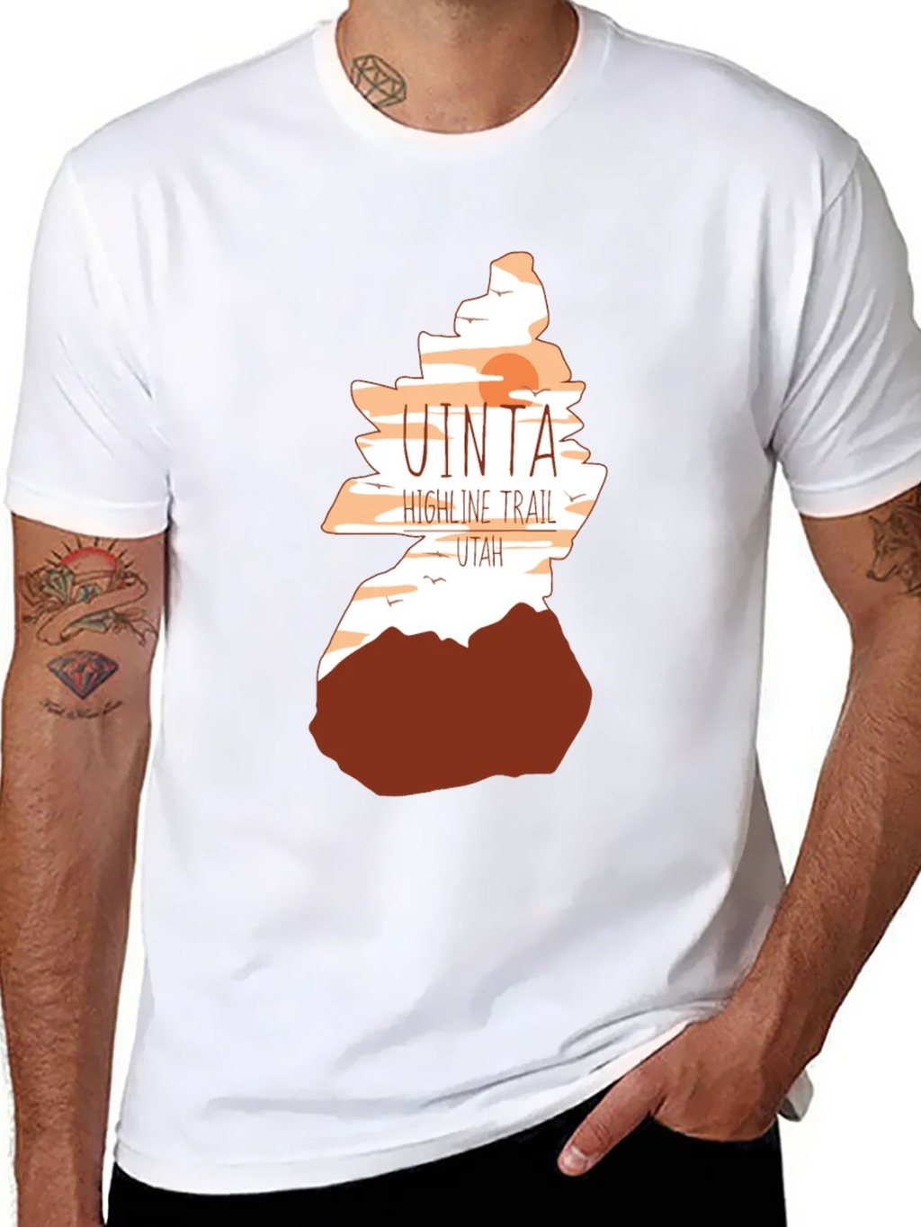 Uinta Highline Trail Utah Graphic T-Shirt