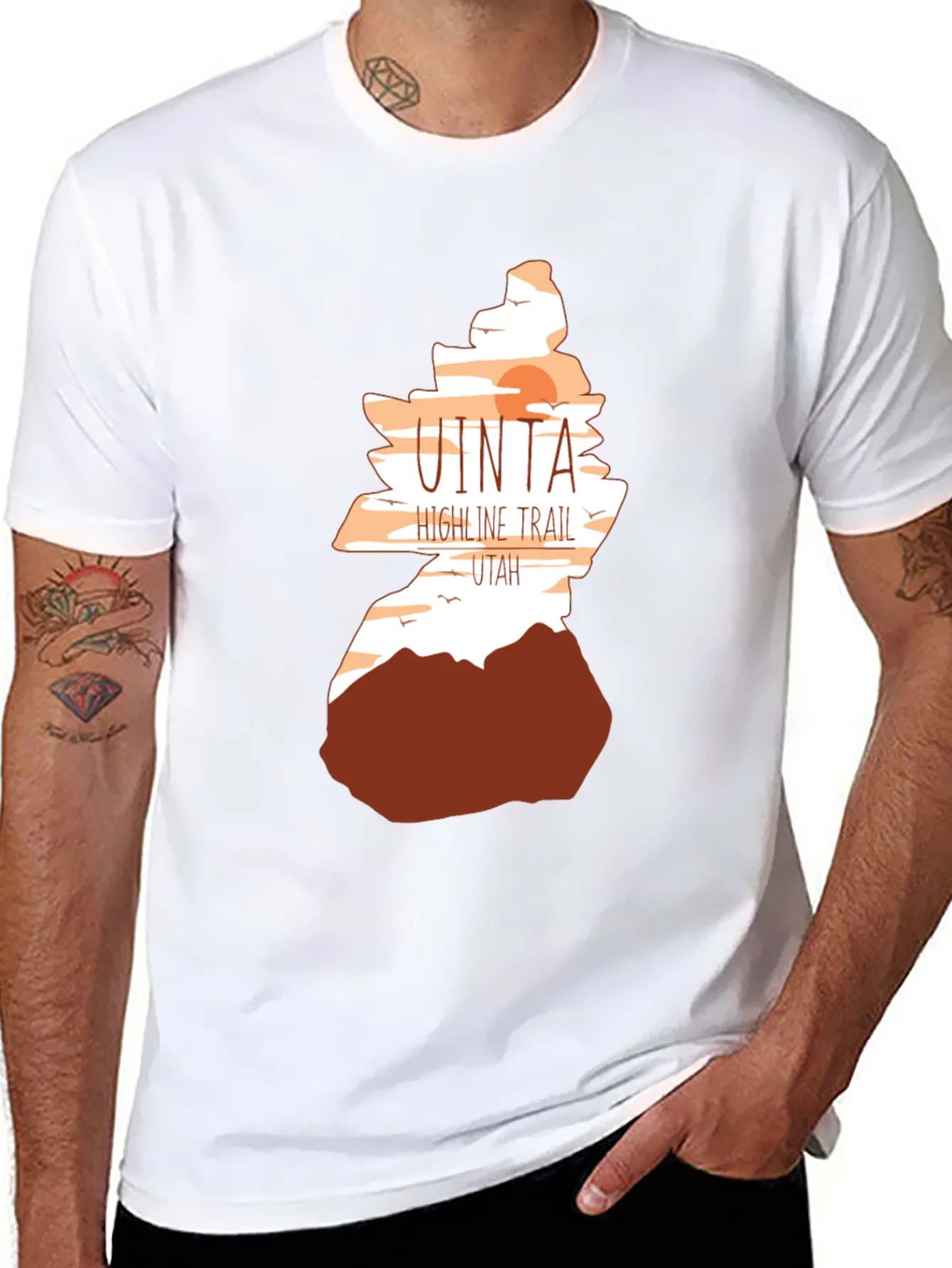 Uinta Highline Trail Utah Graphic T-Shirt