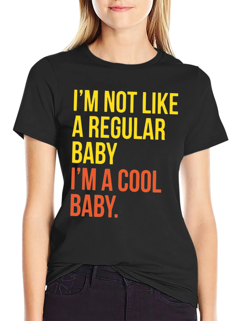 Cool Baby Graphic Tee - Mens Black T-Shirt