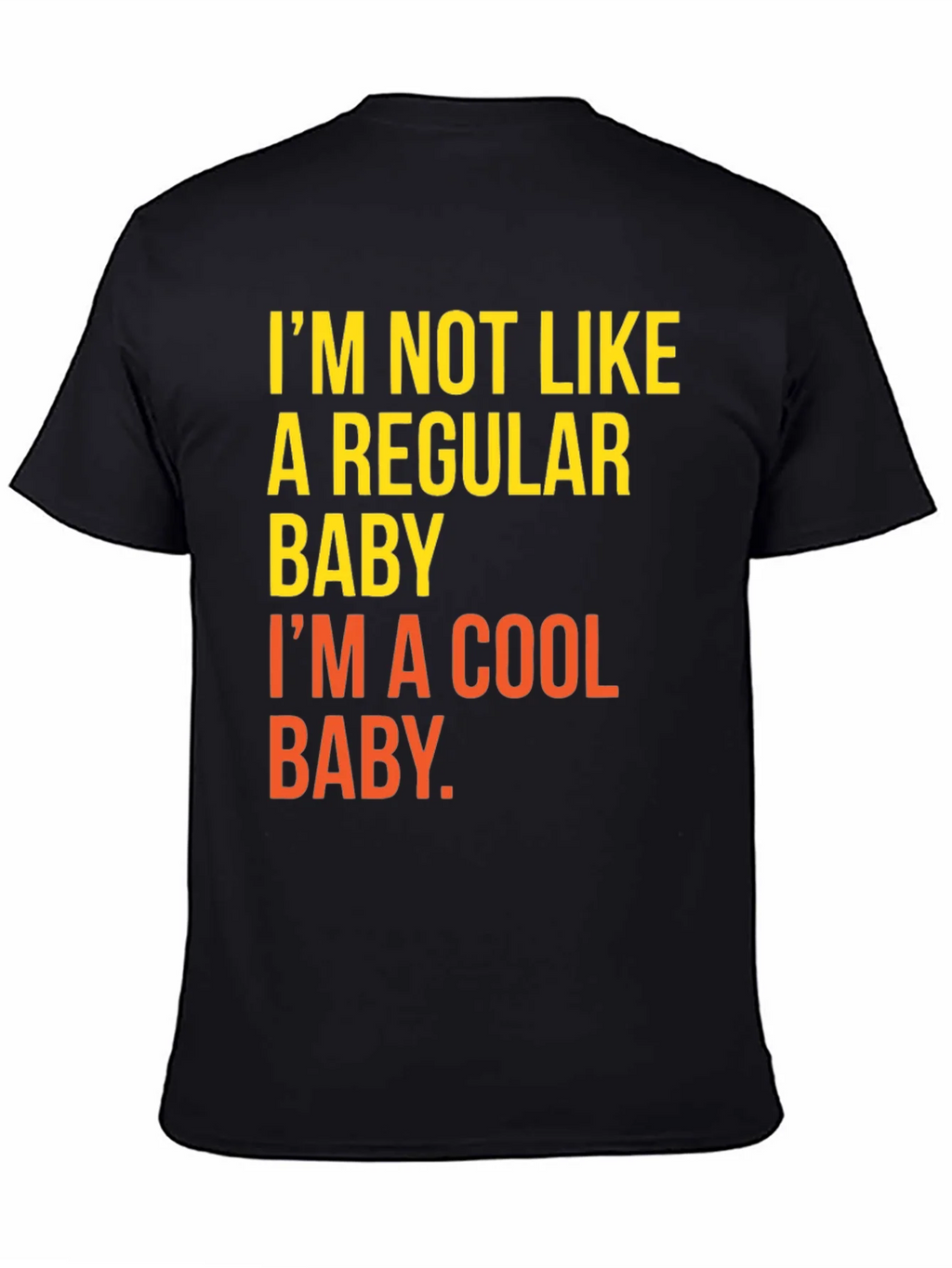 Cool Baby Graphic Tee - Mens Black T-Shirt