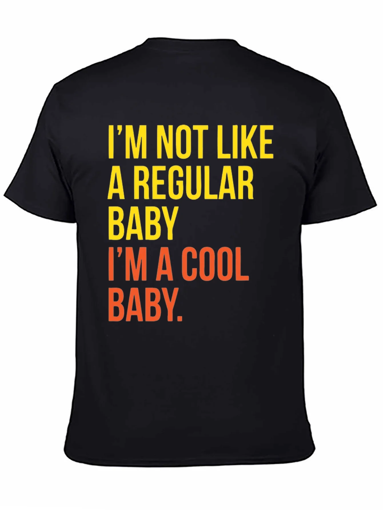 Cool Baby Graphic Tee - Mens Black T-Shirt