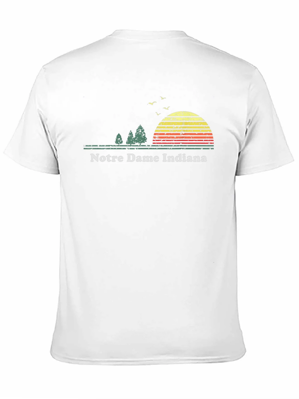 Notre Dame Indiana Retro Sunset T-Shirt