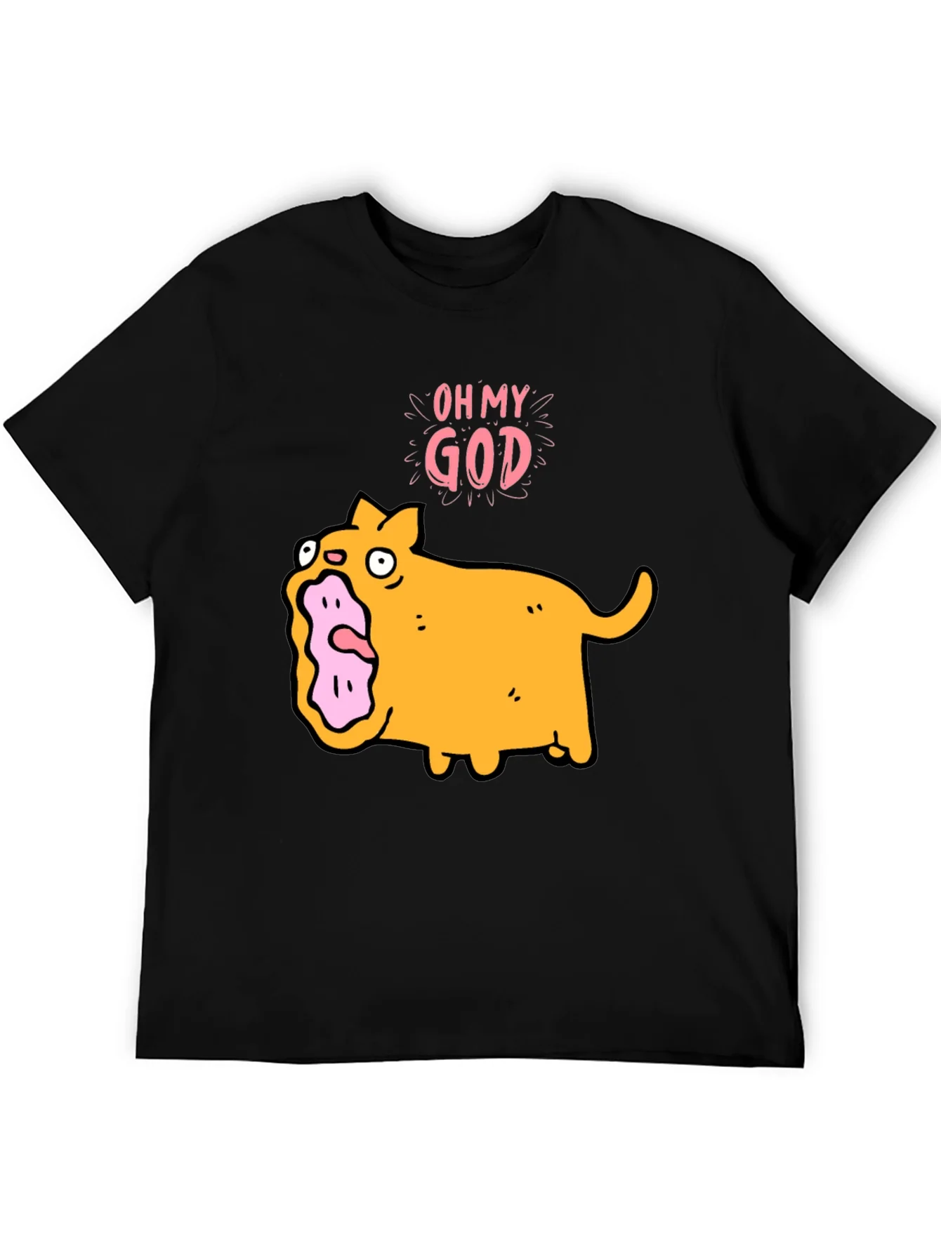 Oh My God Cat T-Shirt - Funny Graphic Tee