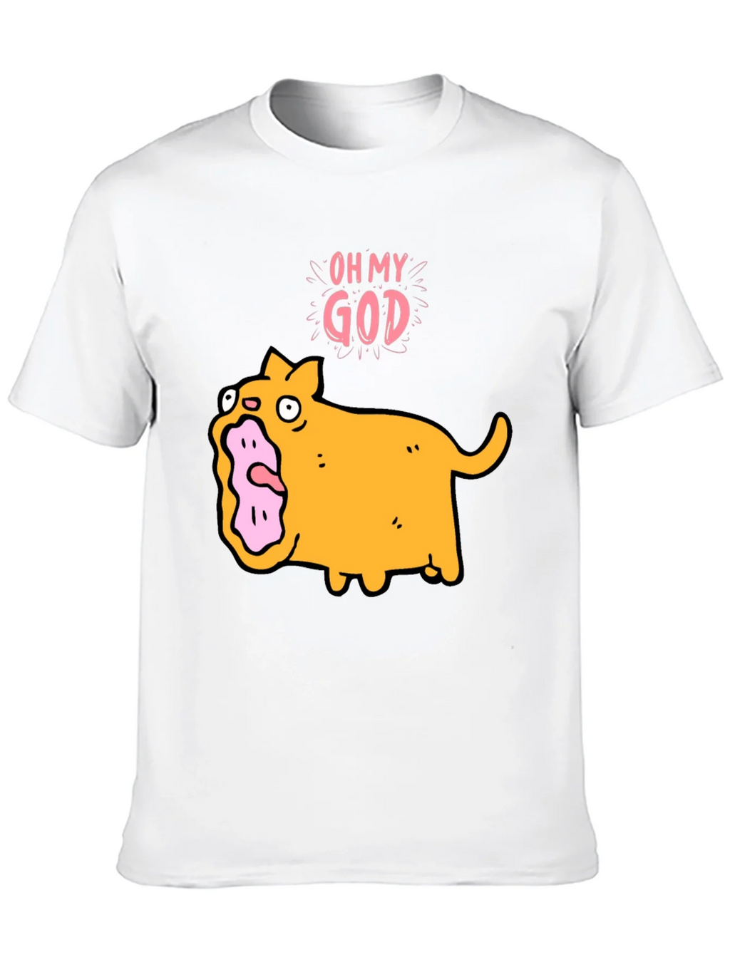 Oh My God Cat T-Shirt - Funny Graphic Tee