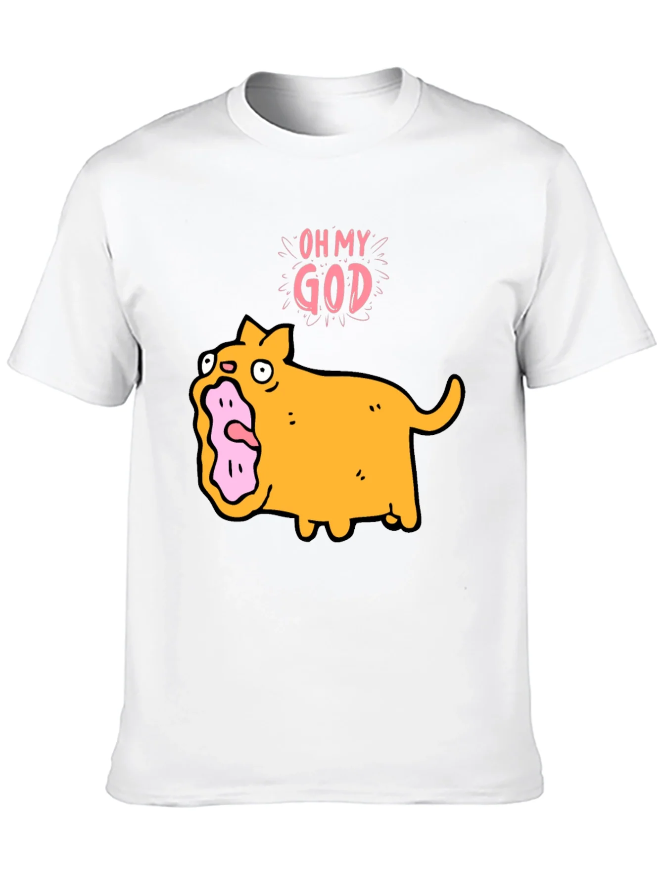 Oh My God Cat T-Shirt - Funny Graphic Tee