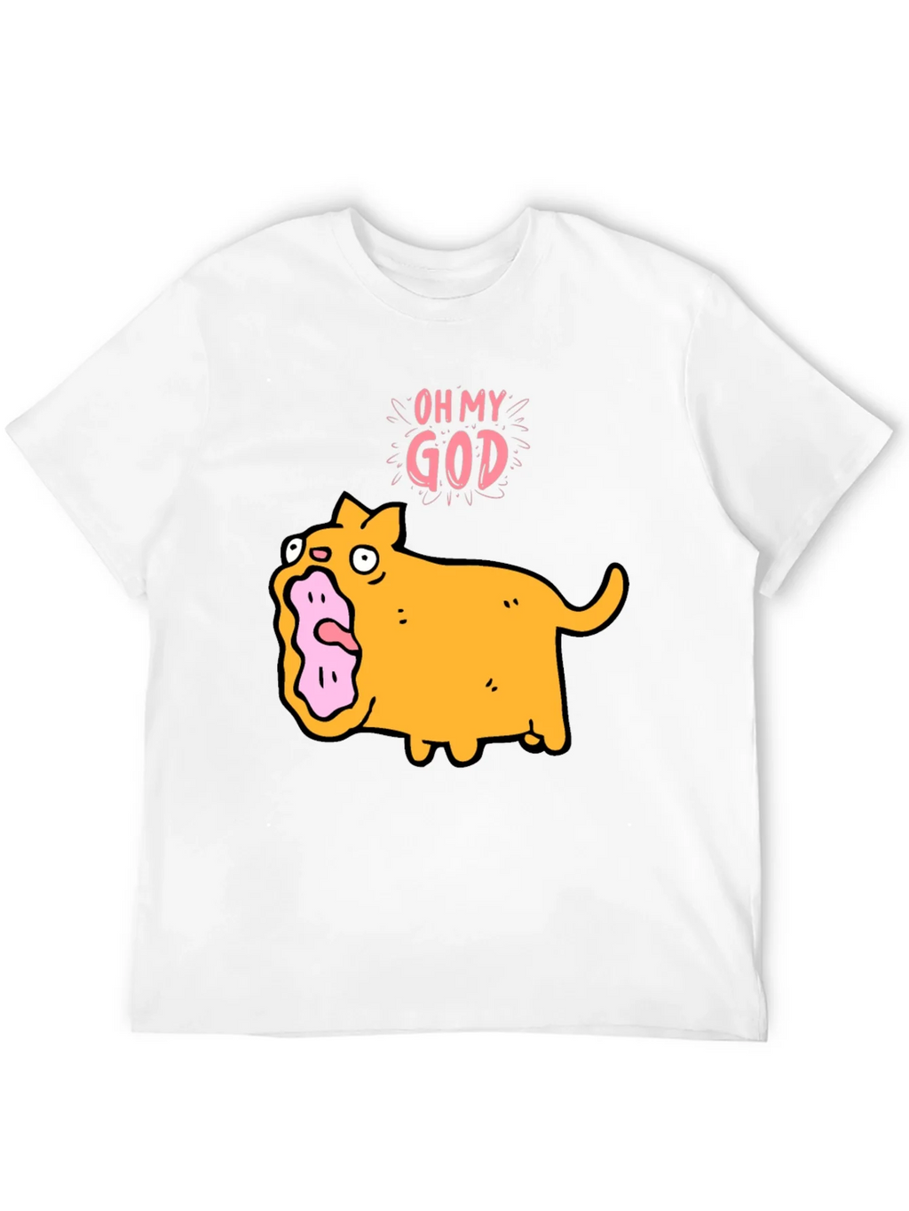 Oh My God Cat T-Shirt - Funny Graphic Tee