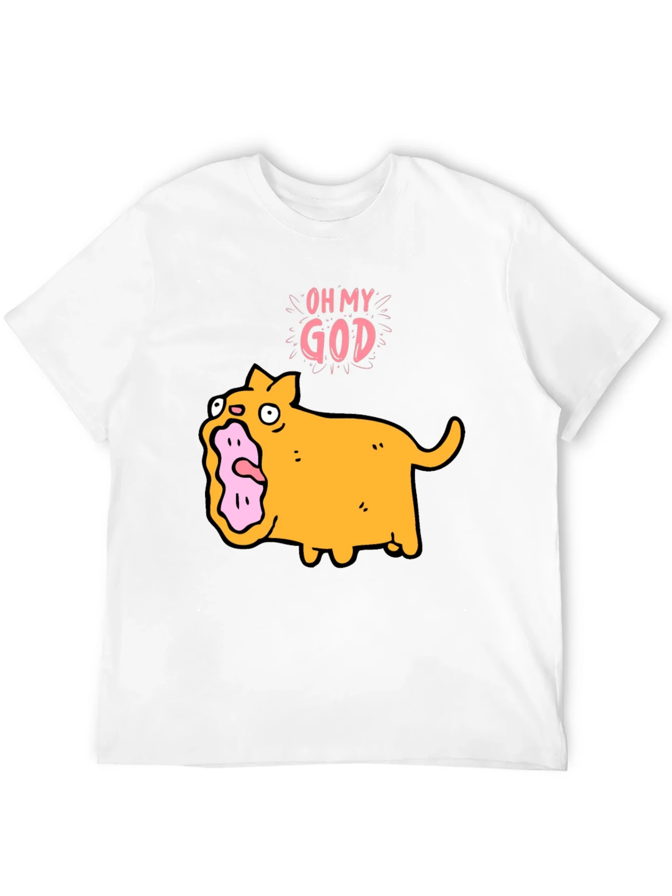 Oh My God Cat T-Shirt - Funny Graphic Tee