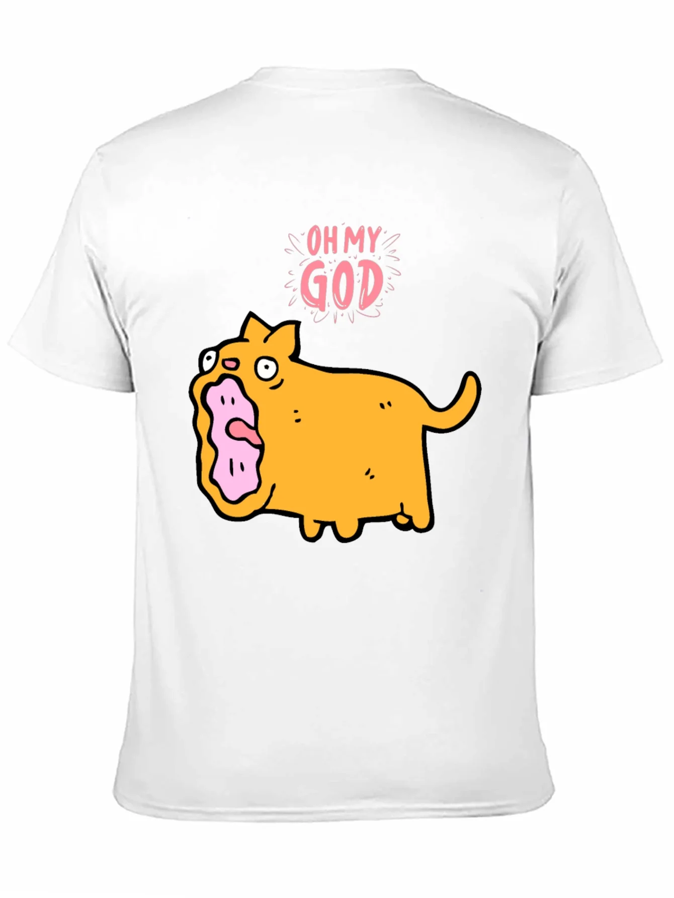 Oh My God Cat T-Shirt - Funny Graphic Tee