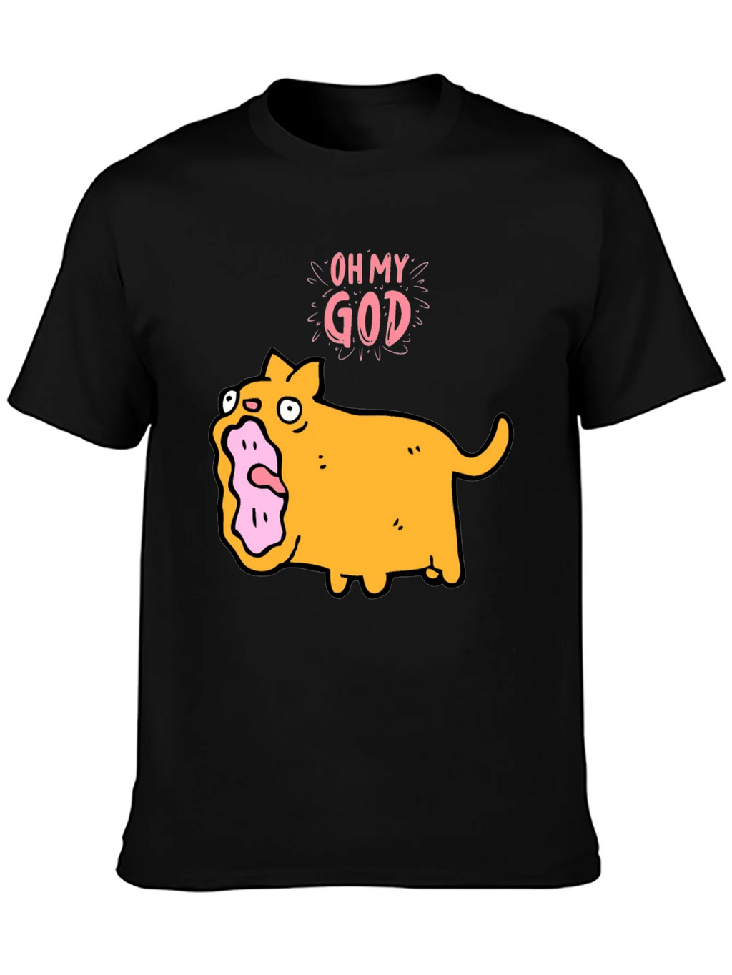 Oh My God Cat T-Shirt - Funny Graphic Tee