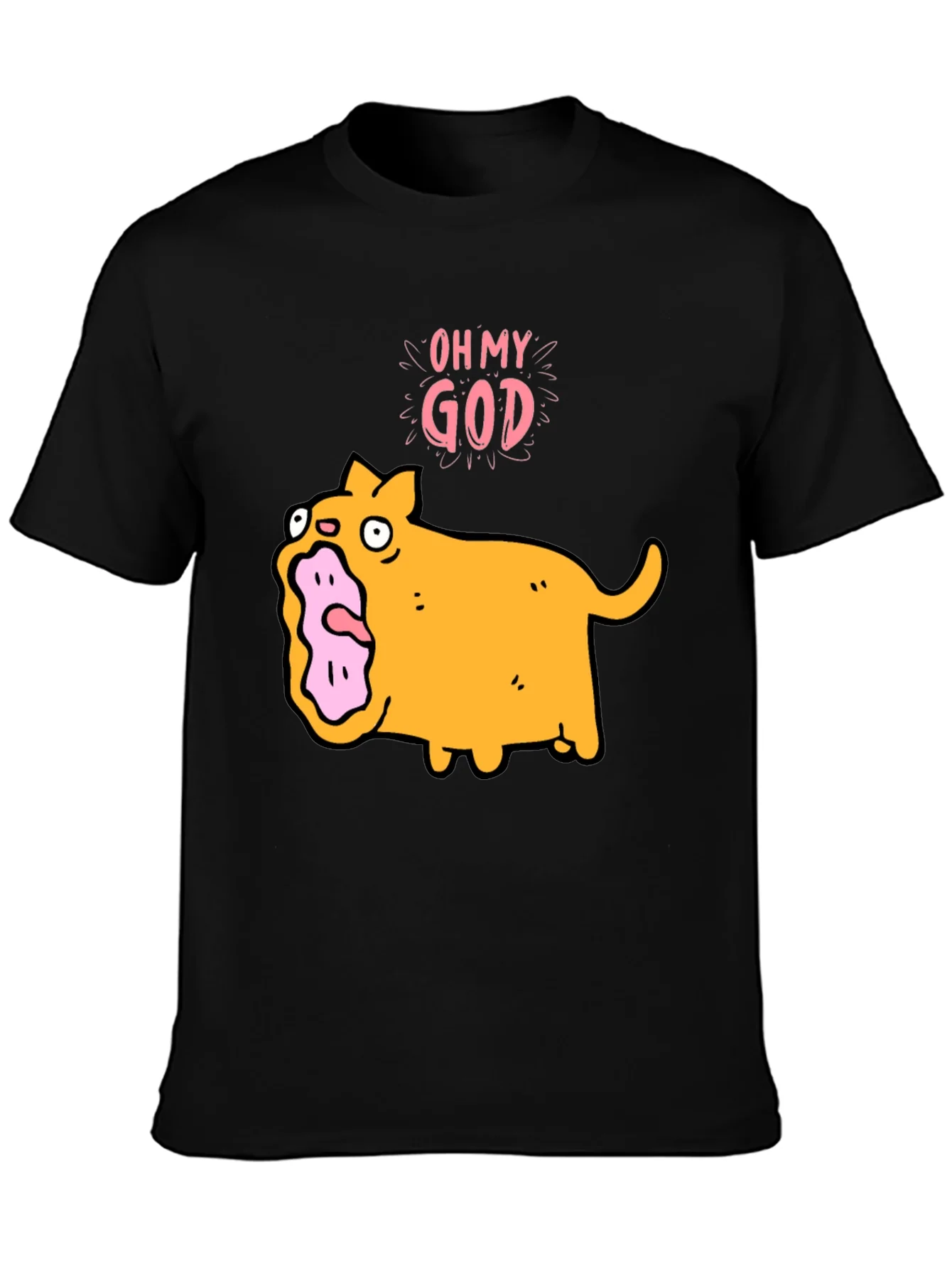 Oh My God Cat T-Shirt - Funny Graphic Tee
