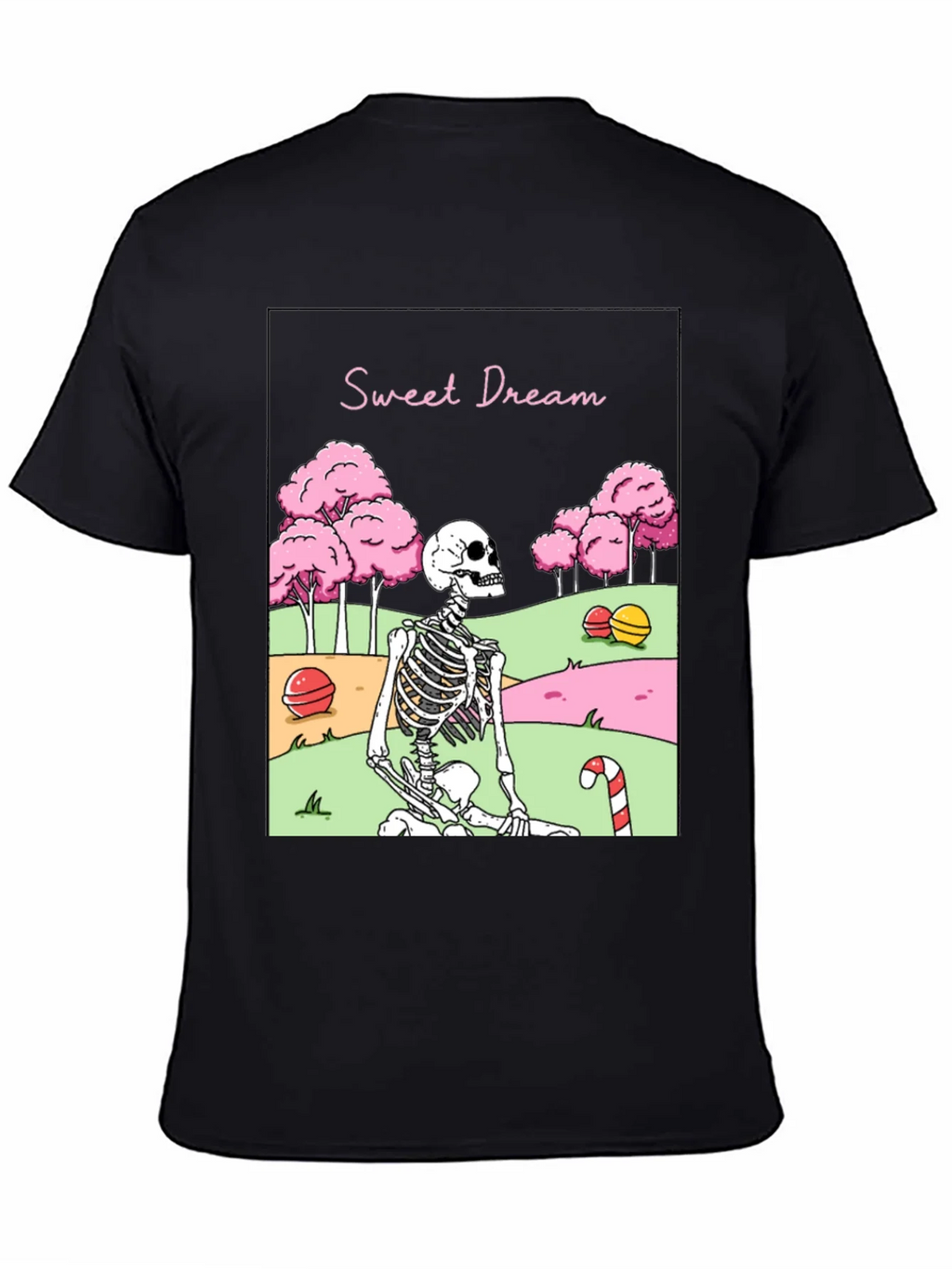 Sweet Dream Skeleton Graphic T-Shirt